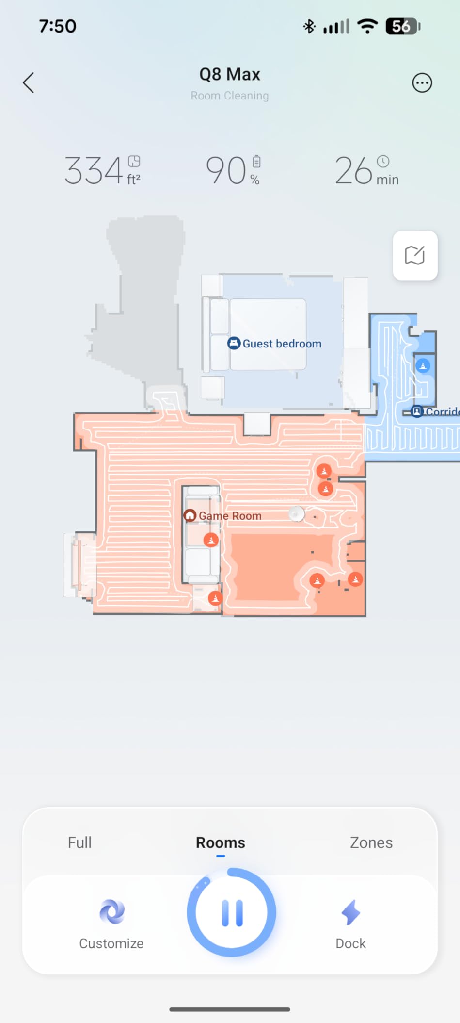 Q8 Max Robot Vacuum and Mop Cleaner, DuoRoller Brush, 5500Pa Strong Suction, Lidar Navigation, Obstacle Avoidance, Multi-Level Mapping, Perfect for Pet Hair customer photo 2