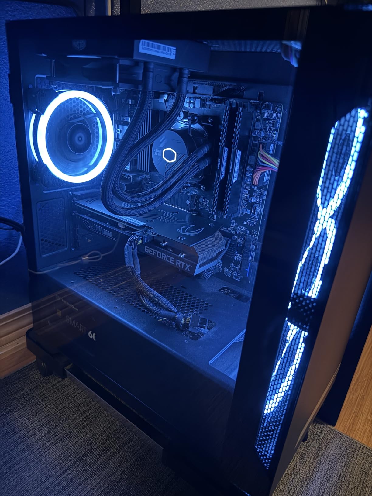 Cooler Master 120L Core Close-Loop AIO Liquid Cooler, R7|i5, Gen S Dual Chamber Pump, White Pump Lighting, 120 Radiator, PWM Fan, AMD Ryzen AM5|4, Intel LGA 1851|1700 Platform customer photo 2