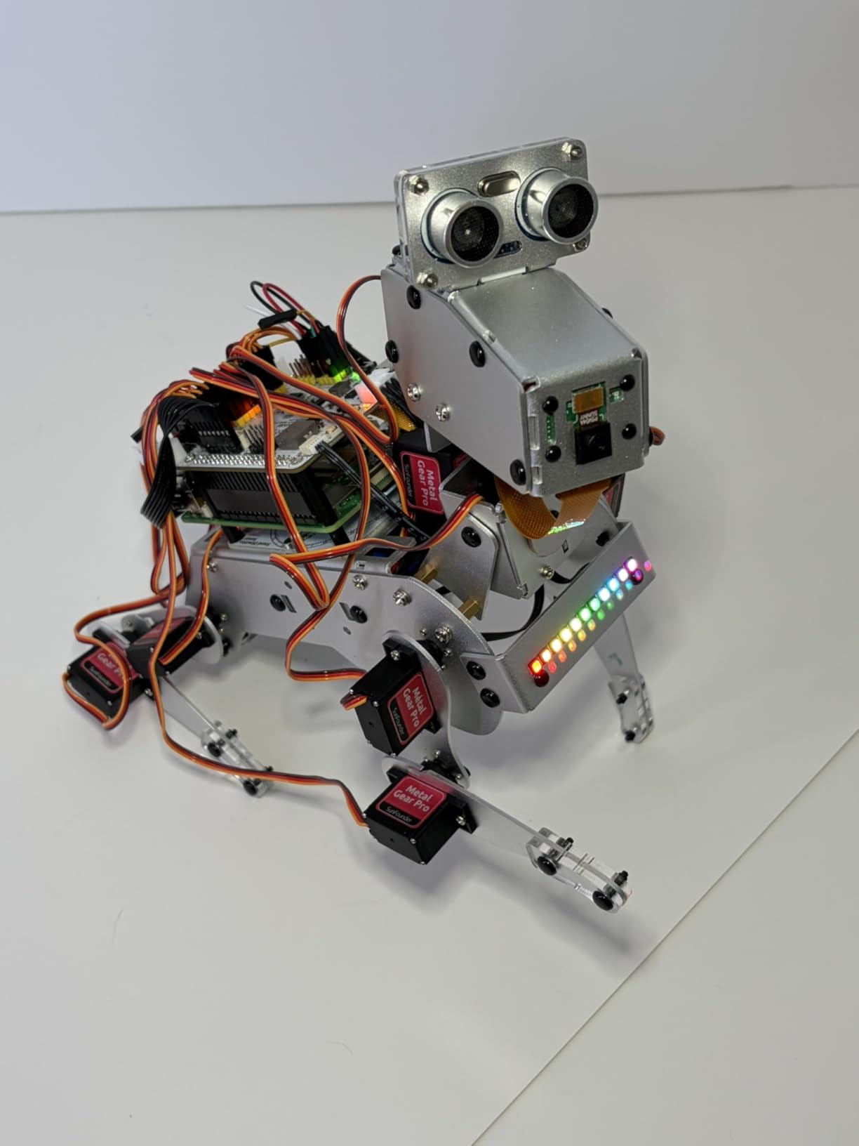 SunFounder PiDog AI Robot Dog Kit for Raspberry Pi 5/4/3B+/Zero 2W, Openclaw LLMs ChatGPT/Gemini/Grok, Voice&Video Recognition, Python, App, Gyroscope, Camera (RPI NOT Included) customer photo 1