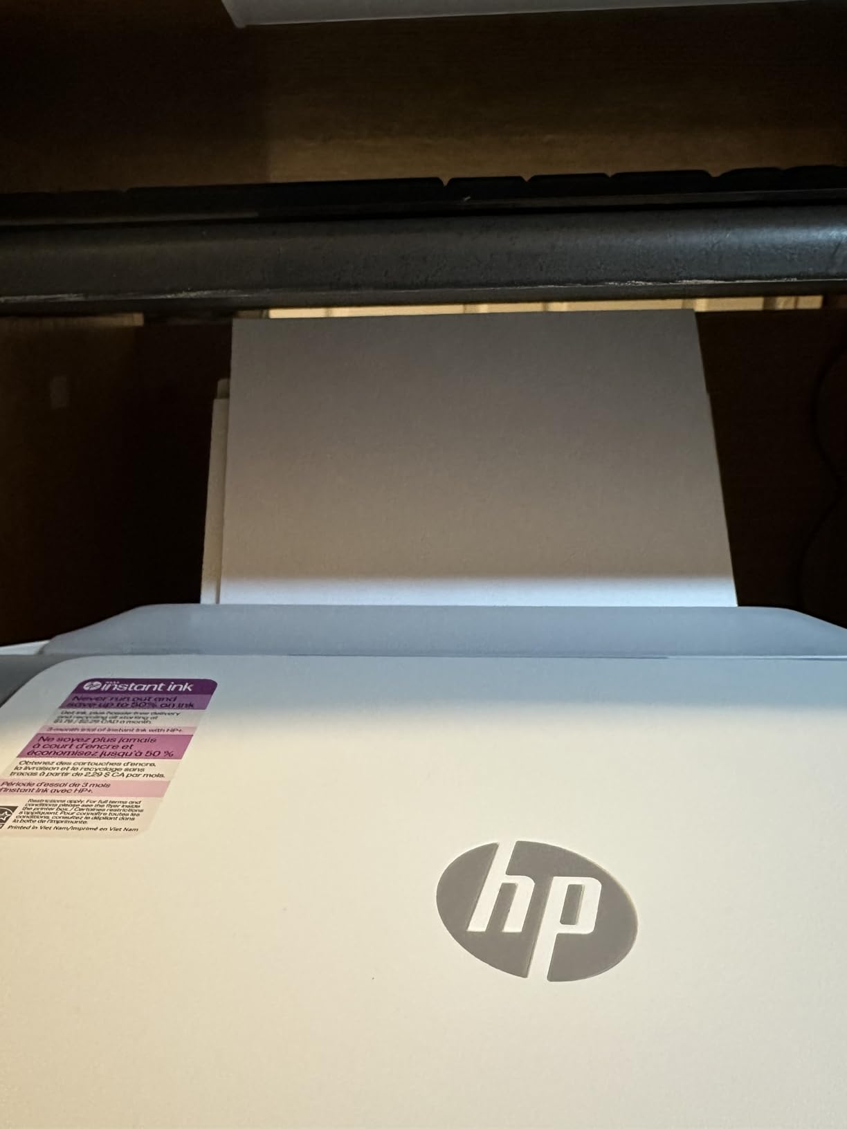 HP DeskJet 2855e Wireless All-in-One Color Inkjet Printer, Scanner, Copier, Best-for-home, 3 months of Instant Ink included customer photo 1