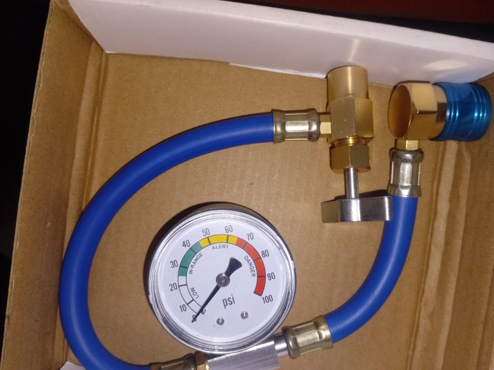BACOENG R134a Refrigerant Recharge Kit, AC AUTO R134a/R-12/R-22 Freon Refrigerant Hose Can Tap with Gauge, BPV31 Bullet Piercing Valve, R134a Quick Coupler customer photo 1