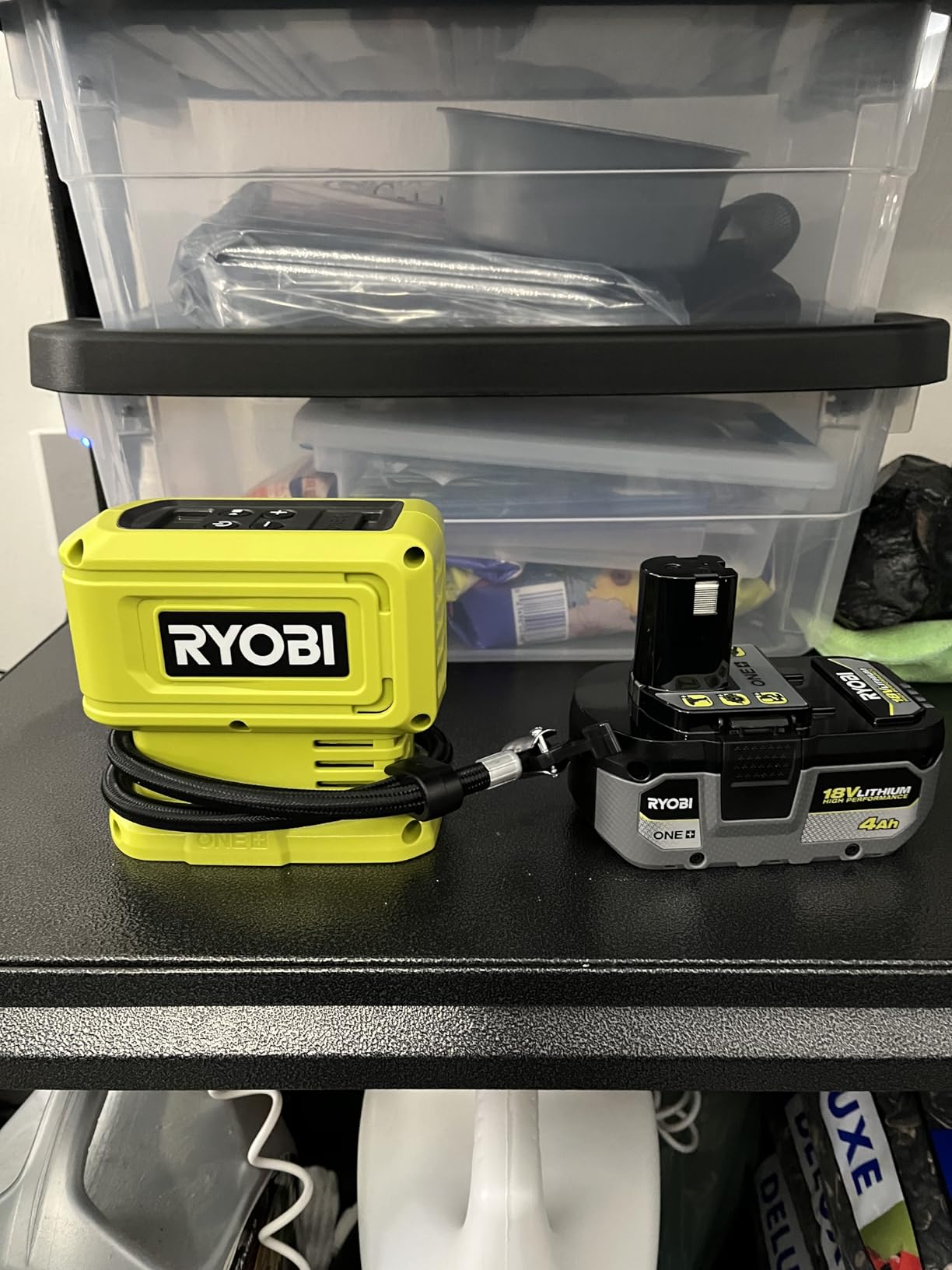 18V One+ 11 Bar Wireless Compressor - Tyre and Ball Inflation - Comes with 3 Tips (without Battery) - RPI18 customer photo 1