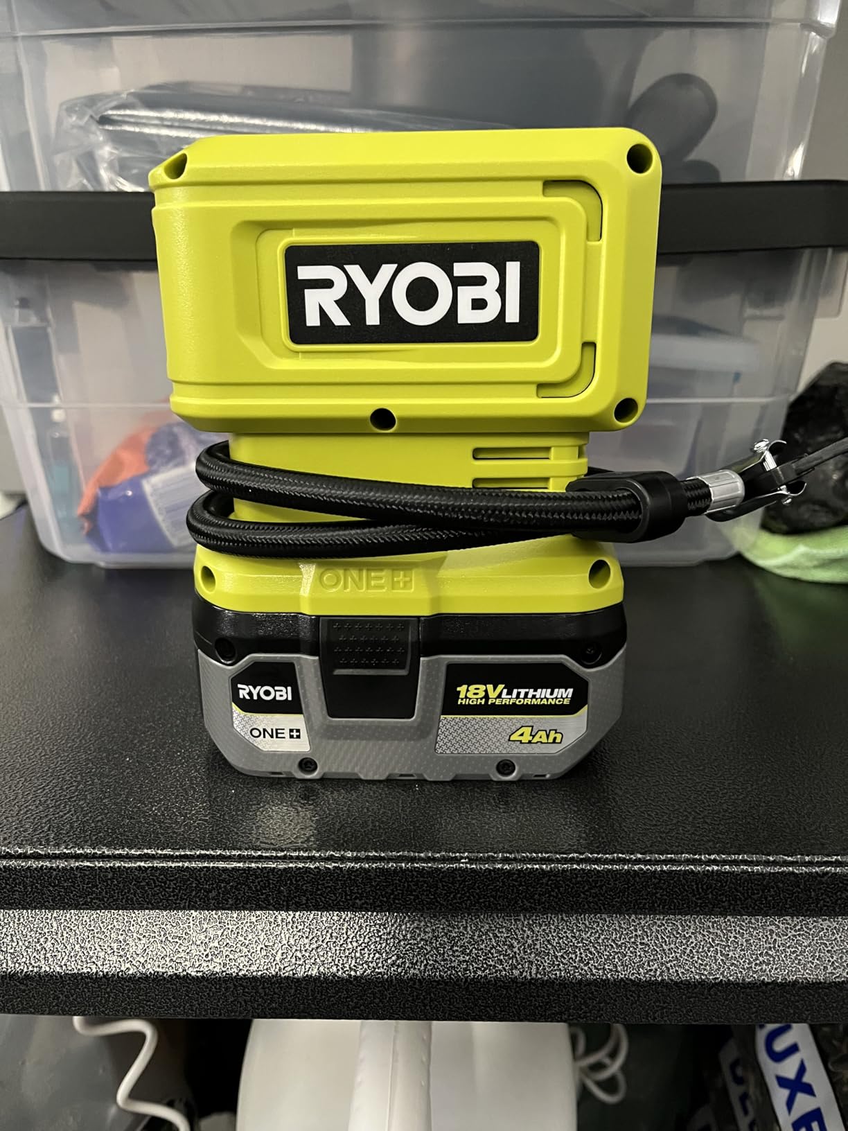 18V One+ 11 Bar Wireless Compressor - Tyre and Ball Inflation - Comes with 3 Tips (without Battery) - RPI18 customer photo 2