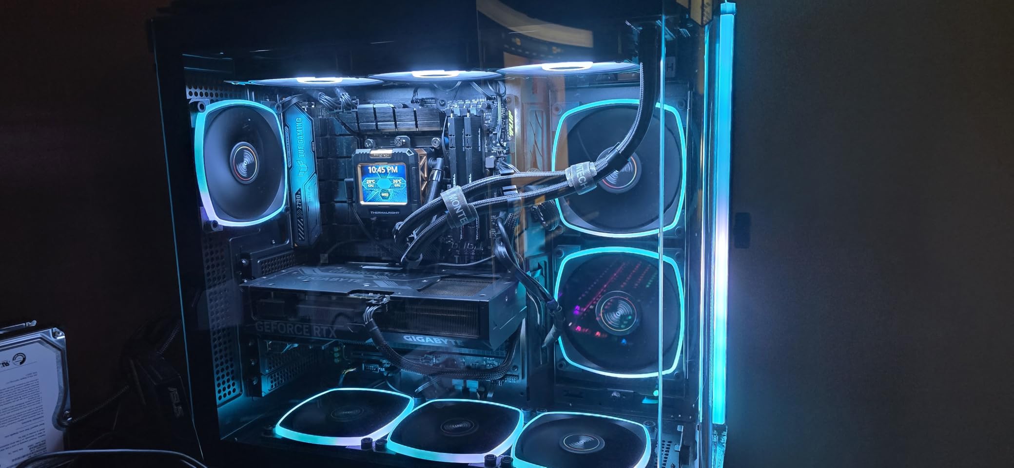 Thermalright FW360 Black ARGB CPU AIO Cooler,PC 360 Specification Water Cooler System,IPS LCD Screen with 320x240 Resolution,for AM5&Intel LGA1700/1851,CPU Cooler Comes with 2.4-inch LCD Display customer photo 2
