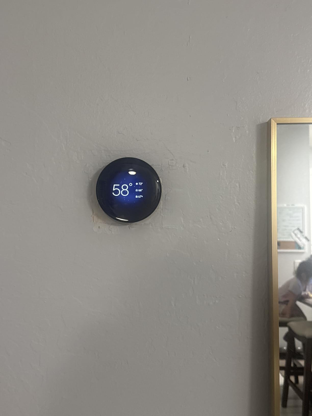 Google Nest Learning Thermostat (4th gen) + Nest Temperature Sensor (2nd gen) - Silver customer photo 2