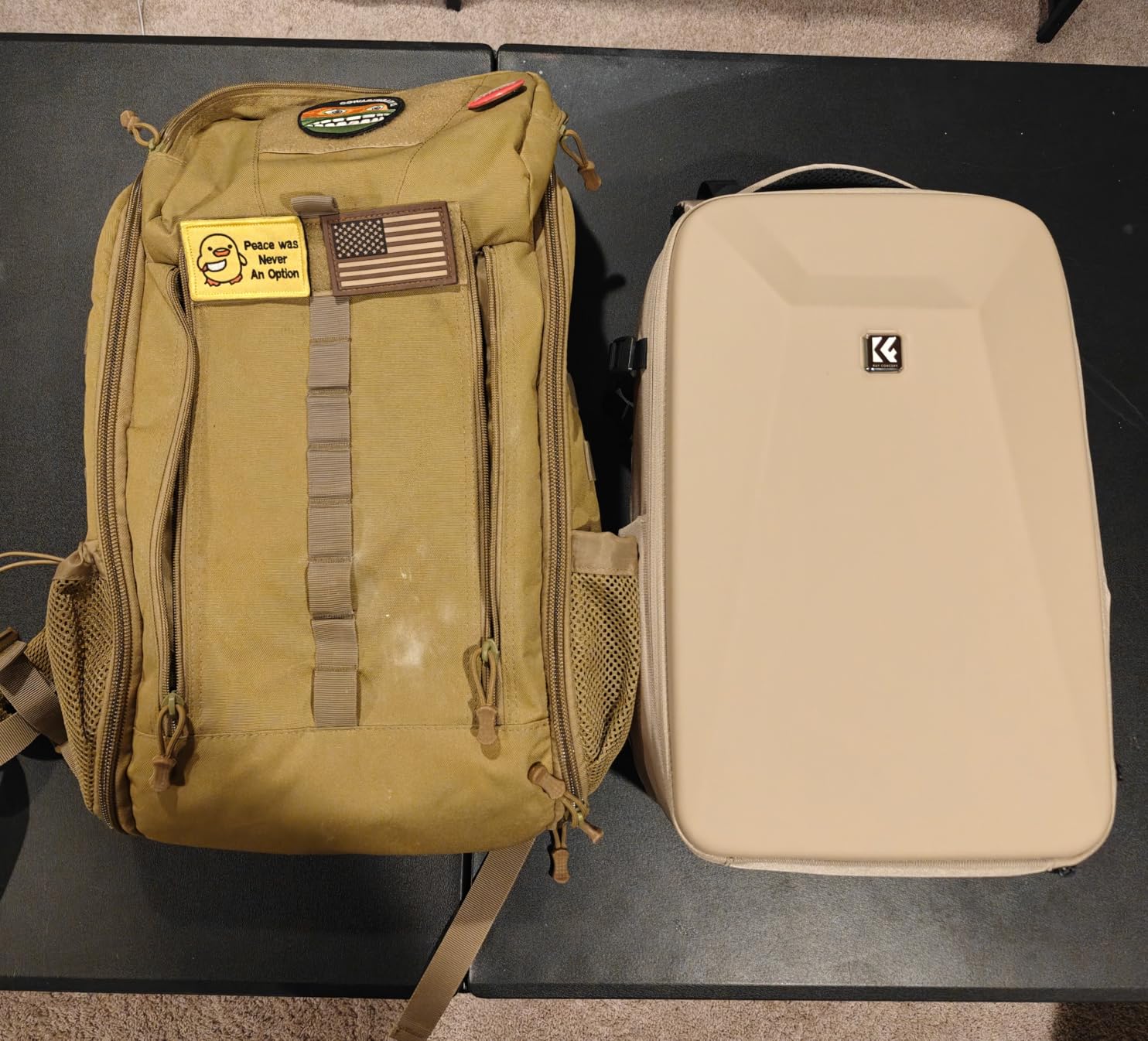 K&F CONCEPT Camera Backpack, Hardshell Photography DSLR Camera Bag with 15-15.6 Inch Laptop Compartment, Compatible with Canon/Nikon/Sony/DJI Mavic Drone customer photo 1