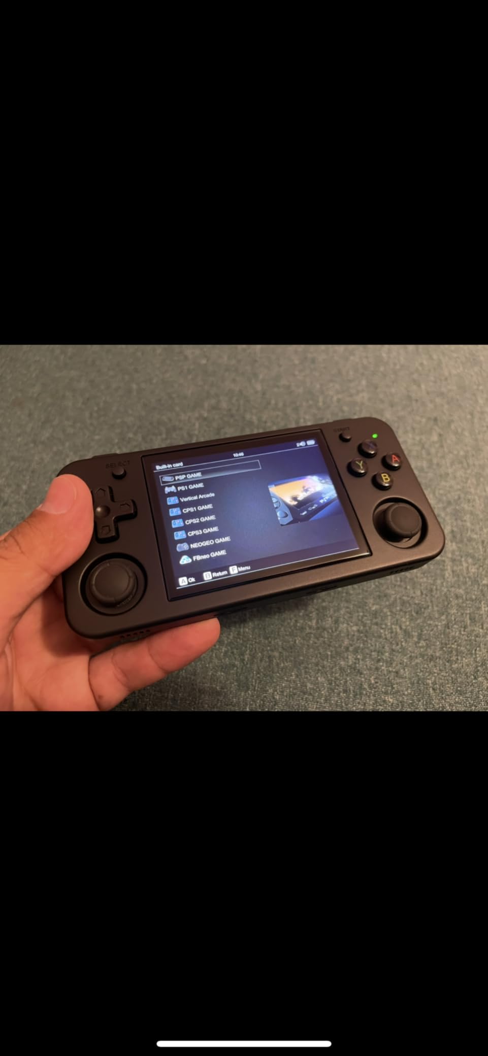 RG35XX H, Anbernic Retro Handheld Gaming Console with 64GTF Card, Dual Joystick Design 3.5-inch HD Screen Lasts up to 8 Hours High-Capacity Battery for Better Experience (64G Purple) customer photo 1