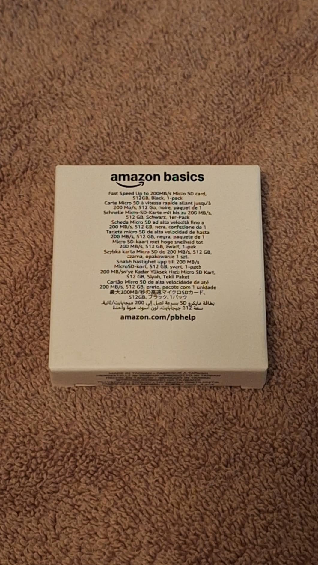 Amazon Basics 512GB microSDXC Card with Adapter for Tablets, Smartphones, Action Cameras, GoPRO, Drones, Full HD, Read Speed Up to 200MB/s, 1-Pack customer photo 2