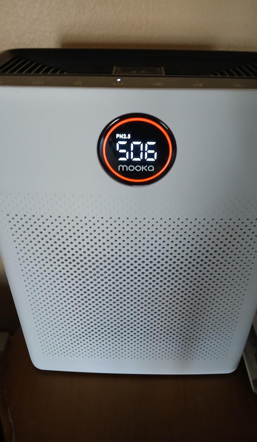 Air Purifiers for Home Large Room up to 2200sq.ft, MOOKA Air purifier for Home Pets with Washable Filter, PM 2.5 Display Air Quality Sensor Air Cleaner for Bedroom, Dorm room, Pets, Office PR1 (White) customer photo 1