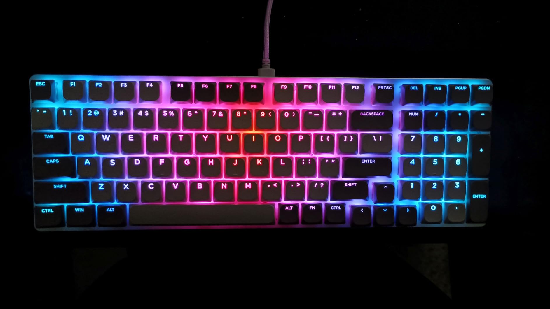 GLORIOUS Gaming - GMMK 3 Barebones Custom Gaming Keyboard Kit with Knob, 75% Mechanical Keyboard, Modular Gasket System, Hotswappable MX, Sound Dampening Foam, Aluminum Switch Plate (Black) customer photo 2