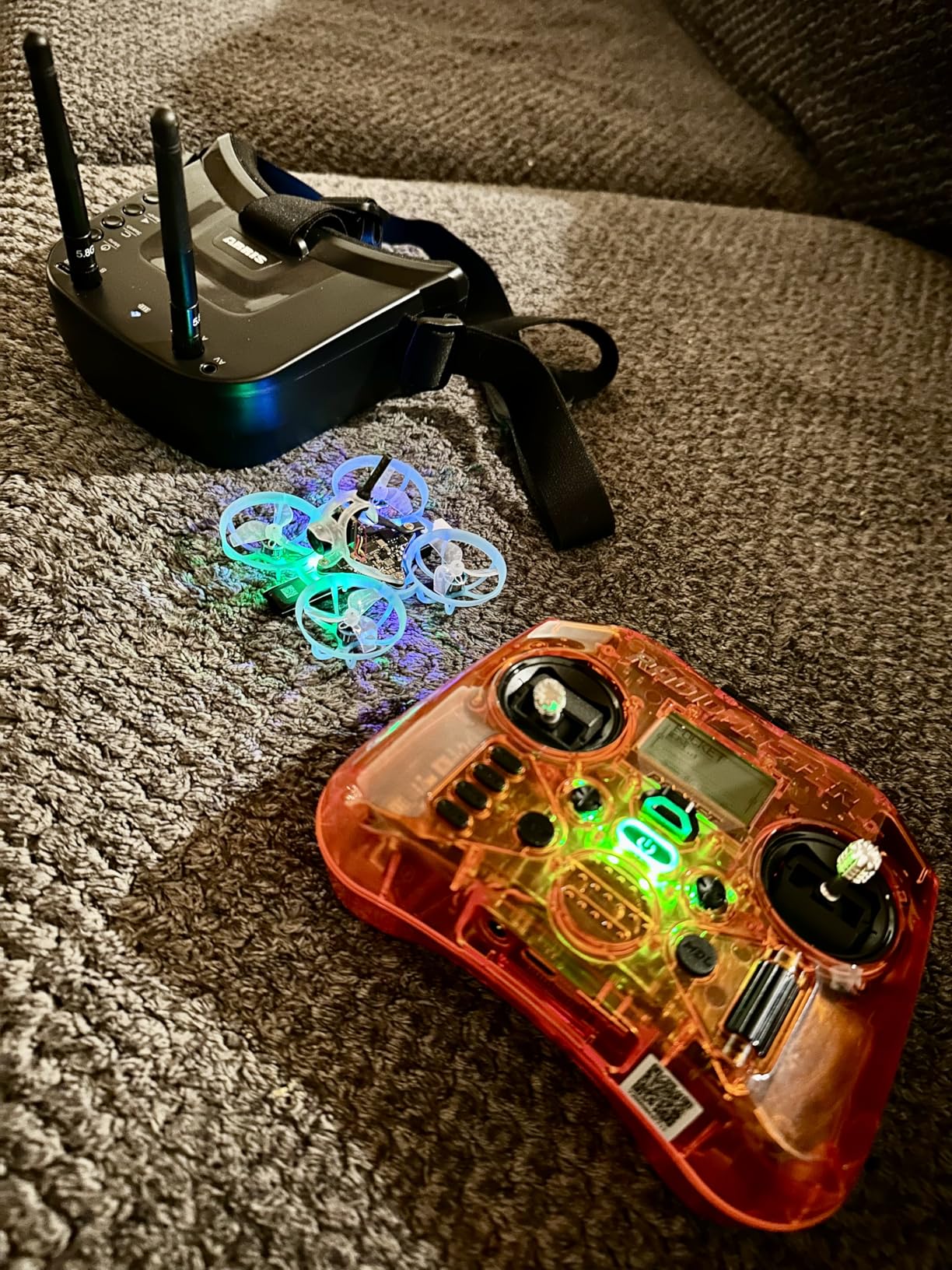 RadioMaster Pocket Portable Remote Controller Hall Gimbal EdgeTX Built in LED Light Mode 2 Batteries Not Included (Orange, ELRS) customer photo 1