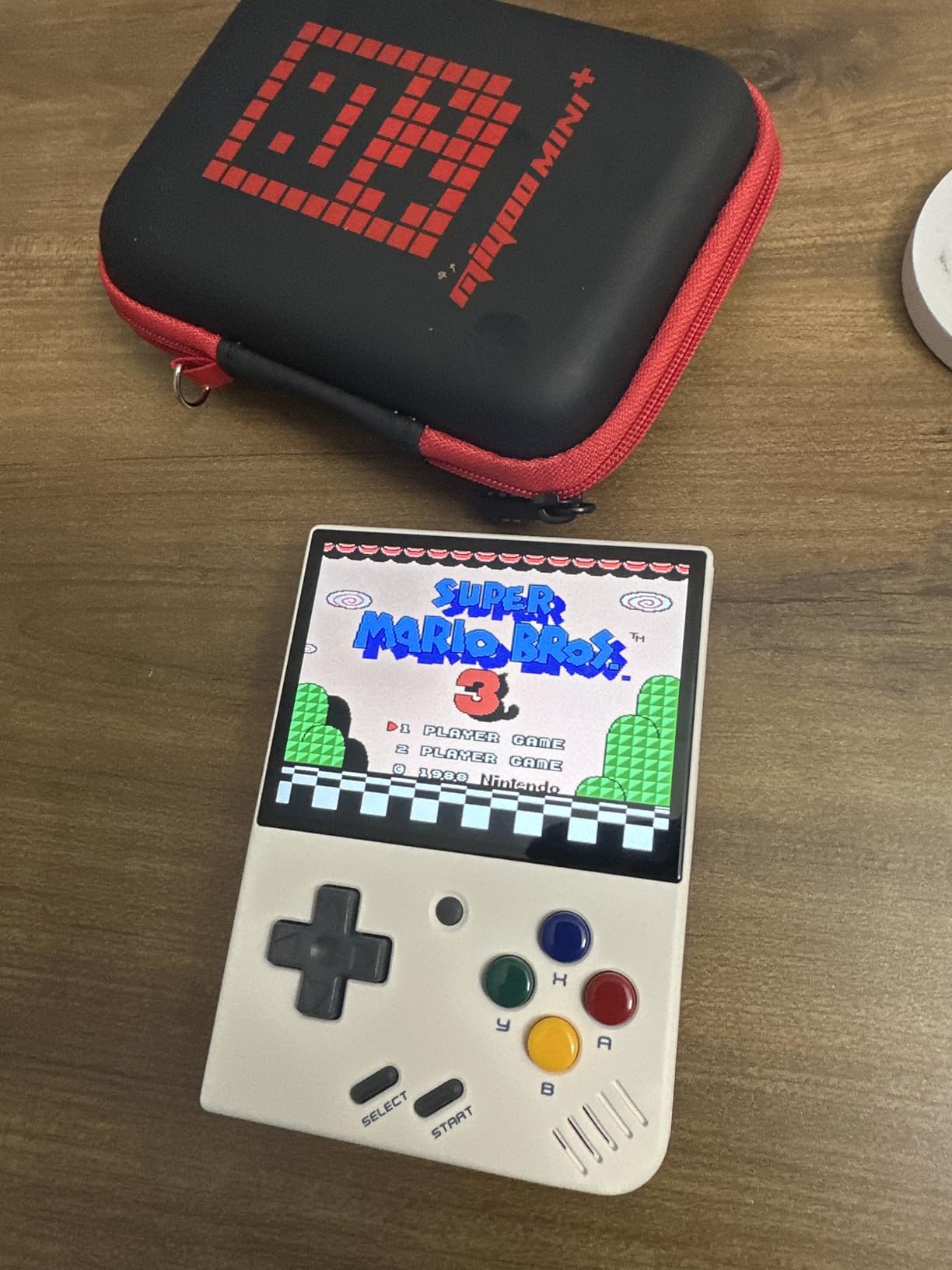 Miyoo Mini Plus with Portable Case Retro Emulator Handheld Game Console Latest Version with WiFi & RTC, 3.5'' 640*480 IPS Screen 3000mAh Battery, Black 64GB customer photo 2