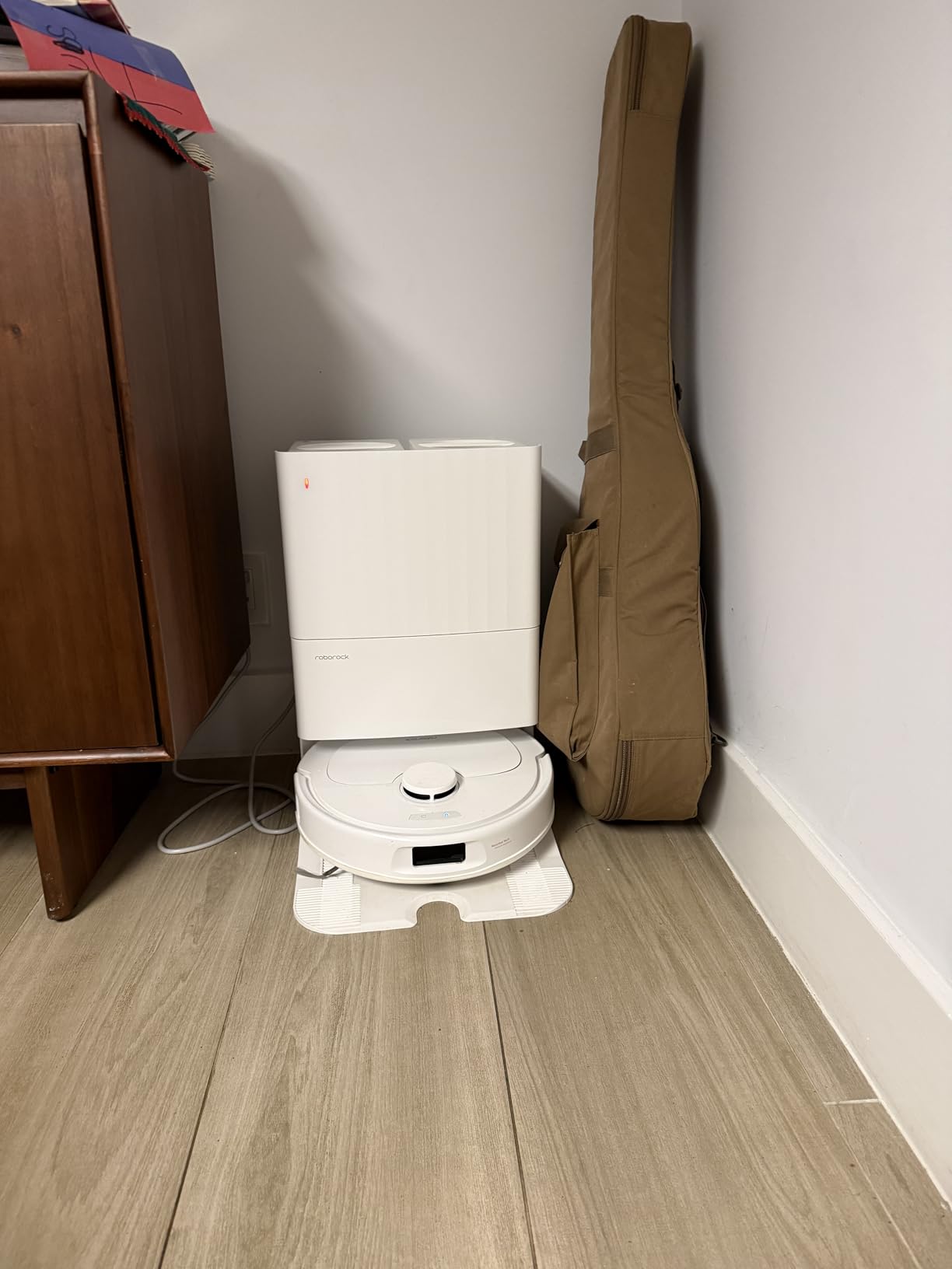 Qrevo Series Robot Vacuum and Mop, 8000Pa Suction, Upgraded from Qrevo S, Anti-Tangle Brush, Smart Obstacle Avoidance, Auto Mop Washing, All-in-One Dock, 200RPM Spinning Mops, White(QV 35A) customer photo 2