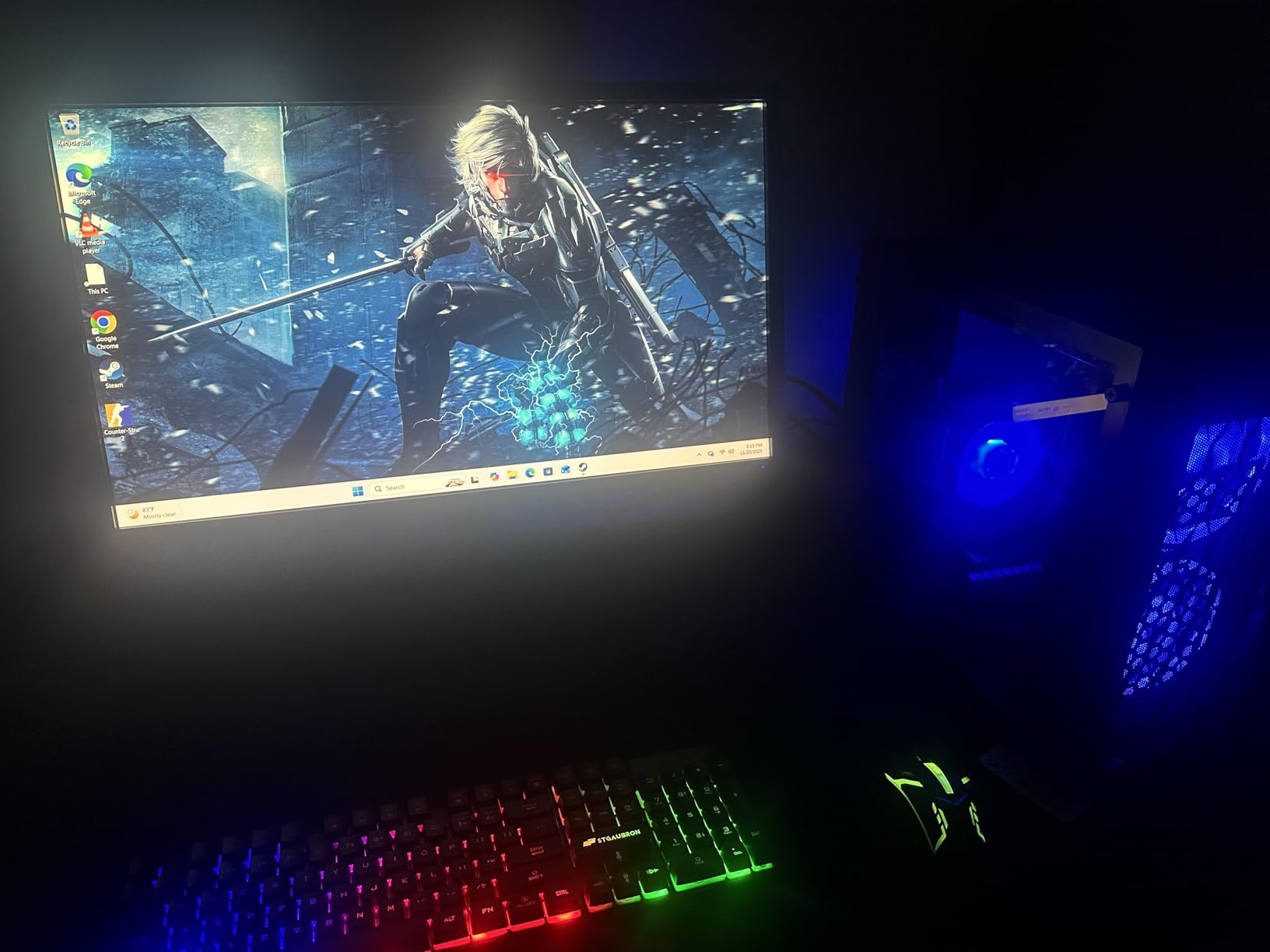 STGAubron Gaming PC Computer Desktop, AMD Ryzen 5 5500 up to 4.2GHz, GeForce RTX 3050 6G, 16G DDR4, 512G SSD, WiFi 6 5G & BT 5.2, RGB Fan x2, Windows 11 Home customer photo 1
