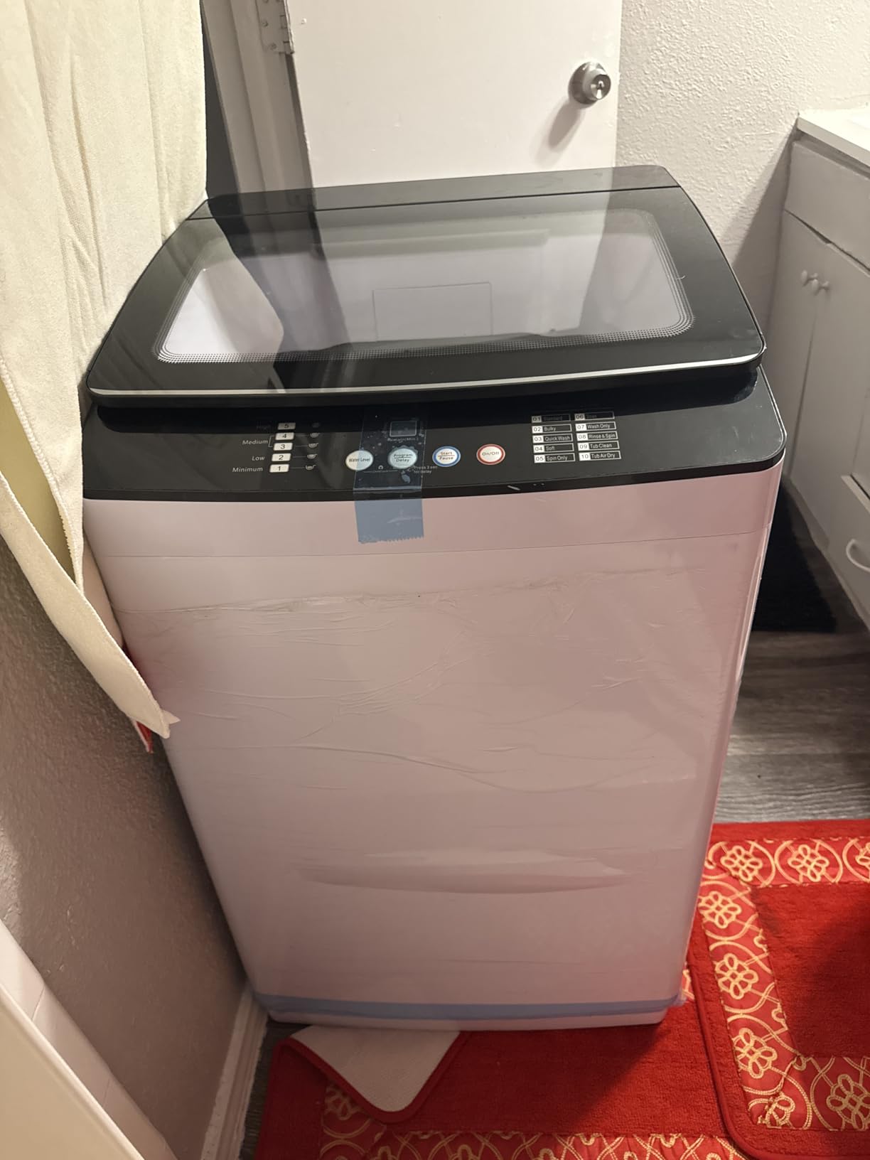 Auertech 28 lbs Portable Washing Machine, Fully Automatic Portable Washer with LED Display, 10 Wash Cycles, 5 Water Levels, 24H Delays, Top Load Washing Machine for Apartment, RV, Dorm, Home customer photo 1