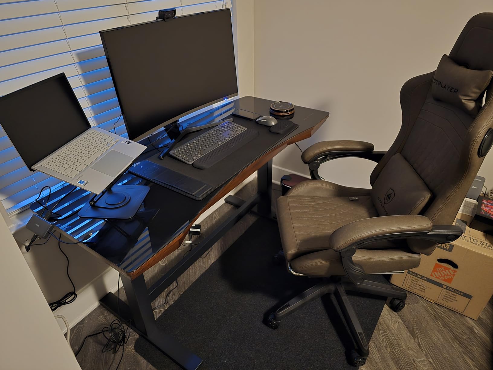 GTPLAYER ACE-PRO Music Gaming Chairs - Built-in Speakers, App Support & Bluetooth Control, Computer Game Chairs with Footrest for Adults customer photo 2