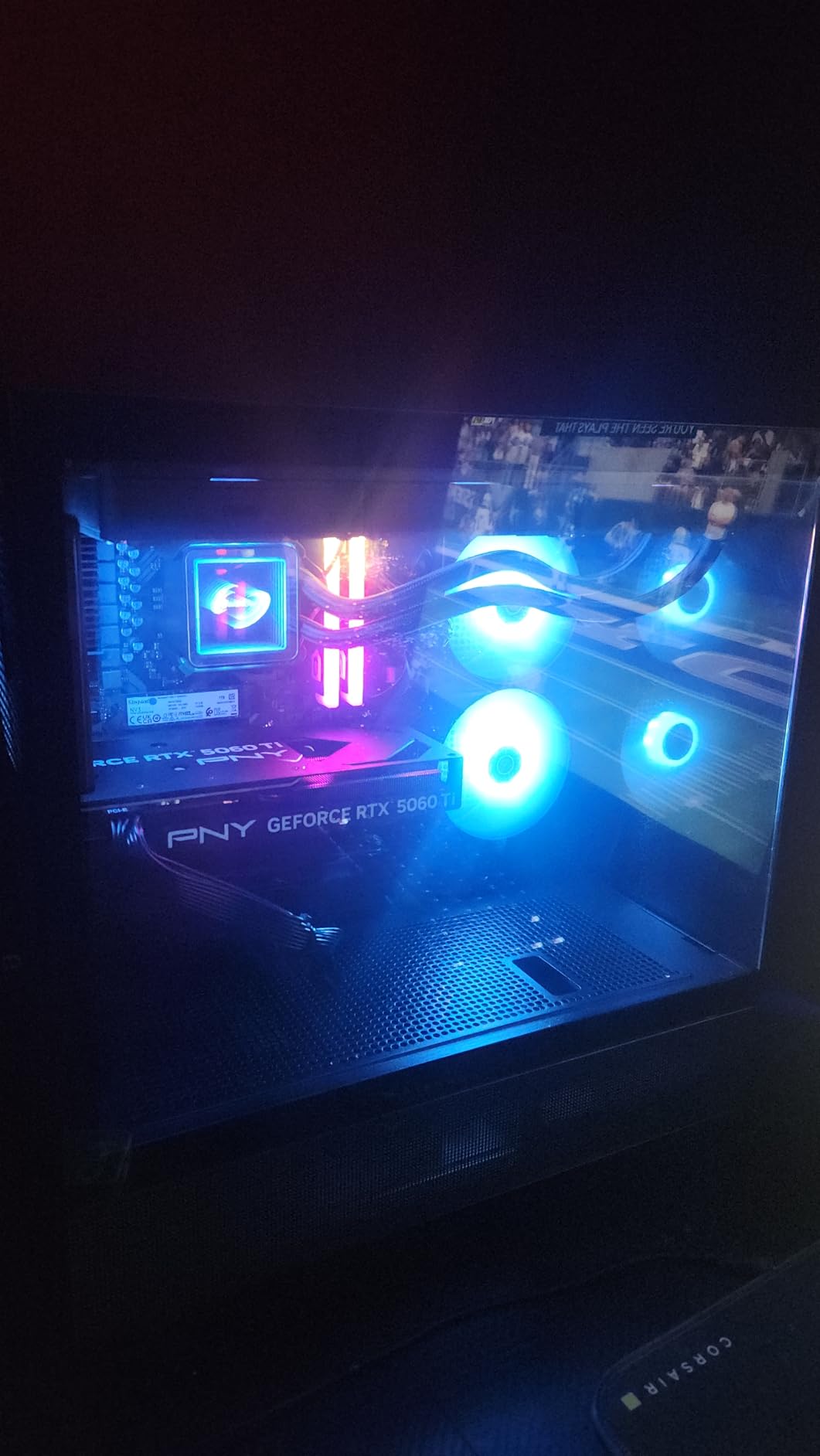 Skytech Gaming Azure 3 Desktop PC, Ryzen 7 7800X3D 4.2 GHz (5GHz Turbo), NVIDIA RTX 5060 Ti 16GB, 1TB Gen4 NVMe SSD, 32GB DDR5 RAM 6000 RGB, 650W Gold PSU, 360mm ARGB AIO, Wi-Fi, Win 11 customer photo 2