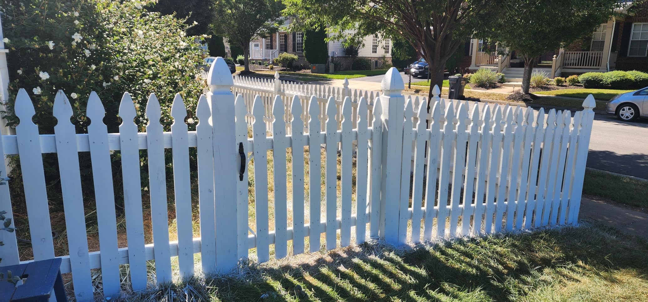 Fence Gate Kit Gate Hardware, 2 Set Anti Sag Gate Kit Heavy Duty No Sag, Anti Twist Gate Frame Corner Brackets Kit Withstand 150 lbs, Gate Hardware Kit for Wood Fence Gate customer photo 1