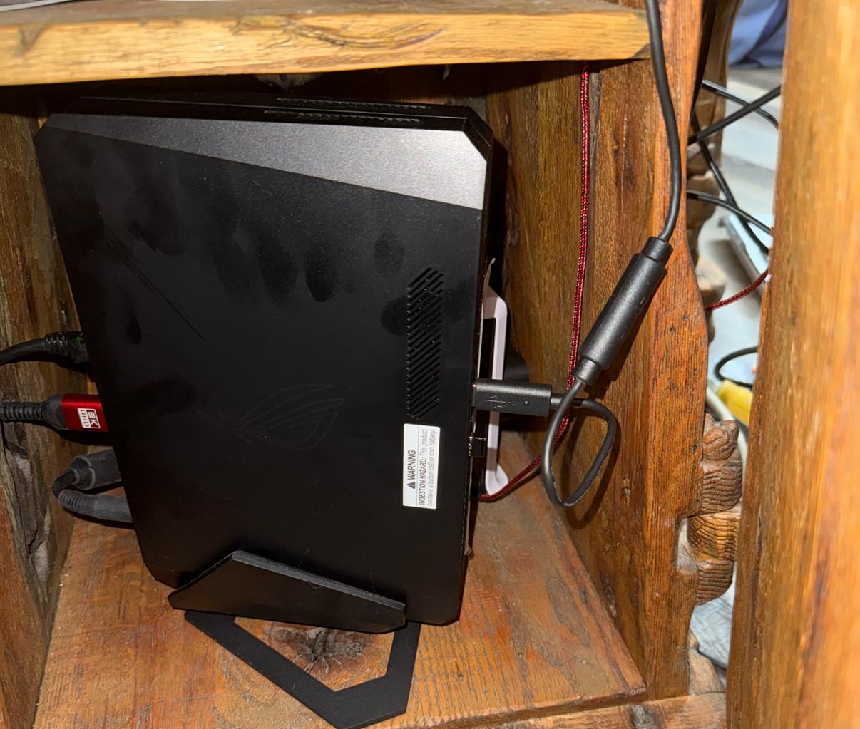 ROG NUC (2025) Gaming Mini PC with Intel Core Ultra 9 (Series 2) ARL-HX CPU, NVIDIA GeForce RTX 5070 Mobile GPU, 32GB DDR5 RAM, 1TB NVMe SSD, Thunderbolt 4, Triple-Fan Cooling, and ARGB Lighting customer photo 1