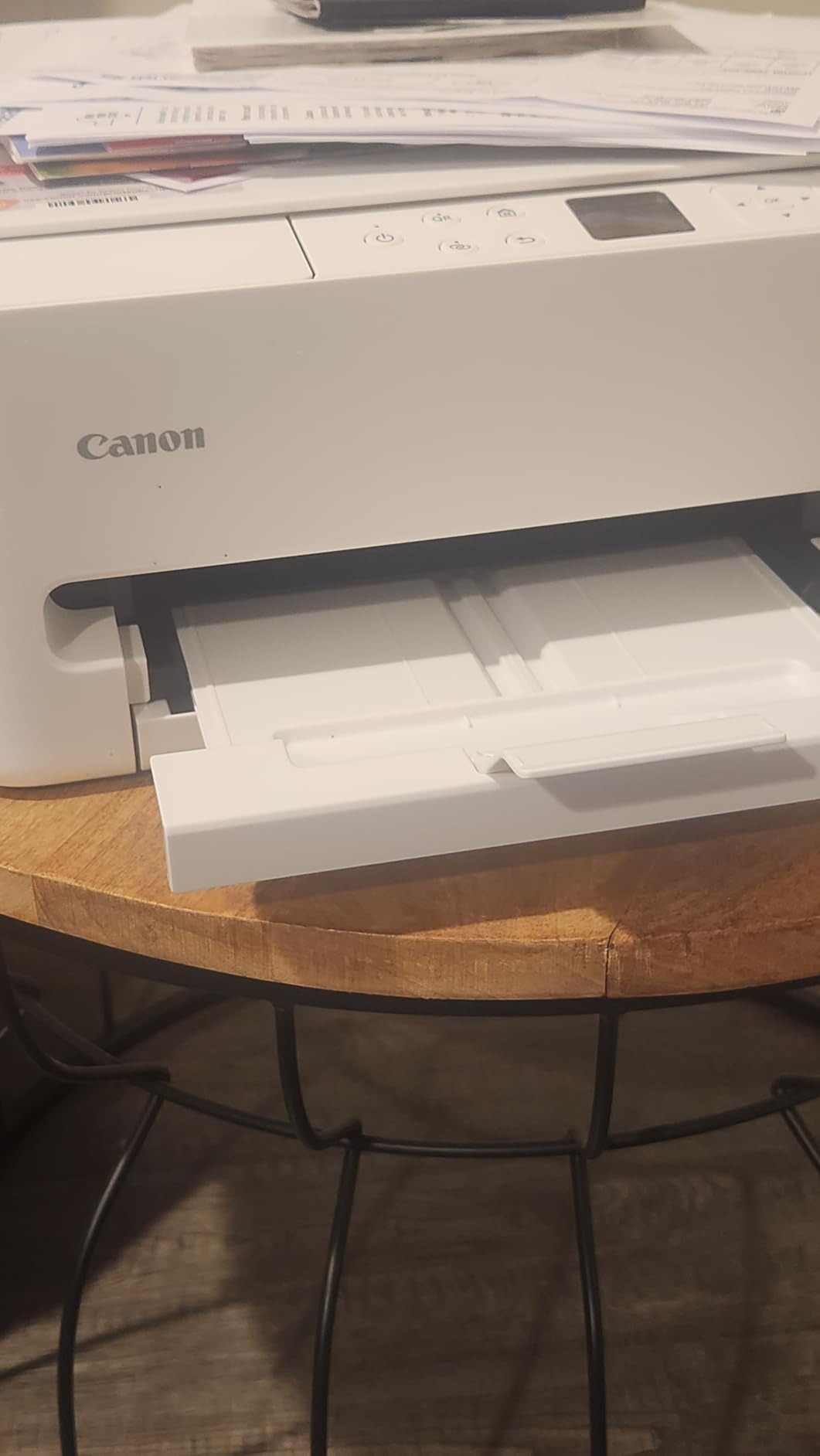 Canon PIXMA TS6520 Wireless Color Inkjet Printer Duplex Printing, White - Home Printer with Copier/Scanner, 1.42 OLED Display, Intuitive Control Panel, Compact Design customer photo 1