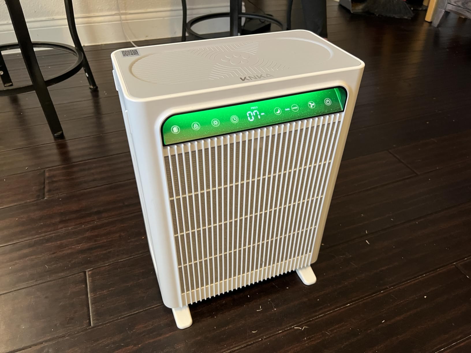 KNKA Air Purifier for Home Bedroom Large Room, HEPA Air Cleaner with Washable Pre-Filter, AQI Display, ECO Mode, Sleep Mode, Pet Mode for Pets, Dust, Pollen, APH4000, White customer photo 1