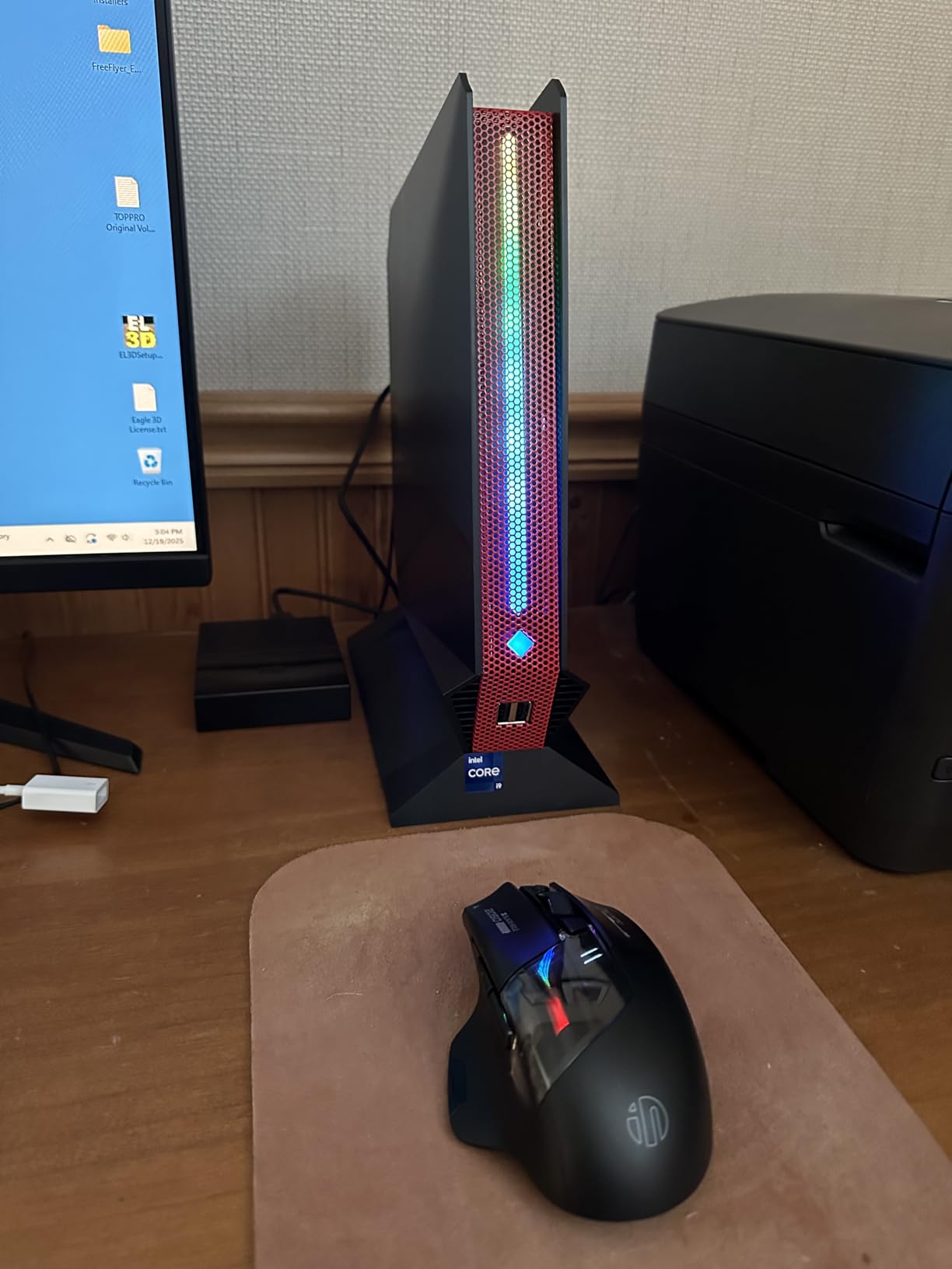TOPGRO T1-MAX Mini Gaming PC, 13th Gen i9-13900HX, GeForce RTX 4070 8G GDDR6, 32GB DDR5, 1TB PCIe4.0 SSD, Gaming AI PC, RGB Lighting, HDMI2.0/DP2.0/WiFi 6E/BT 5.3/Win11 Pro High-Performance Desktop Computer customer photo 2