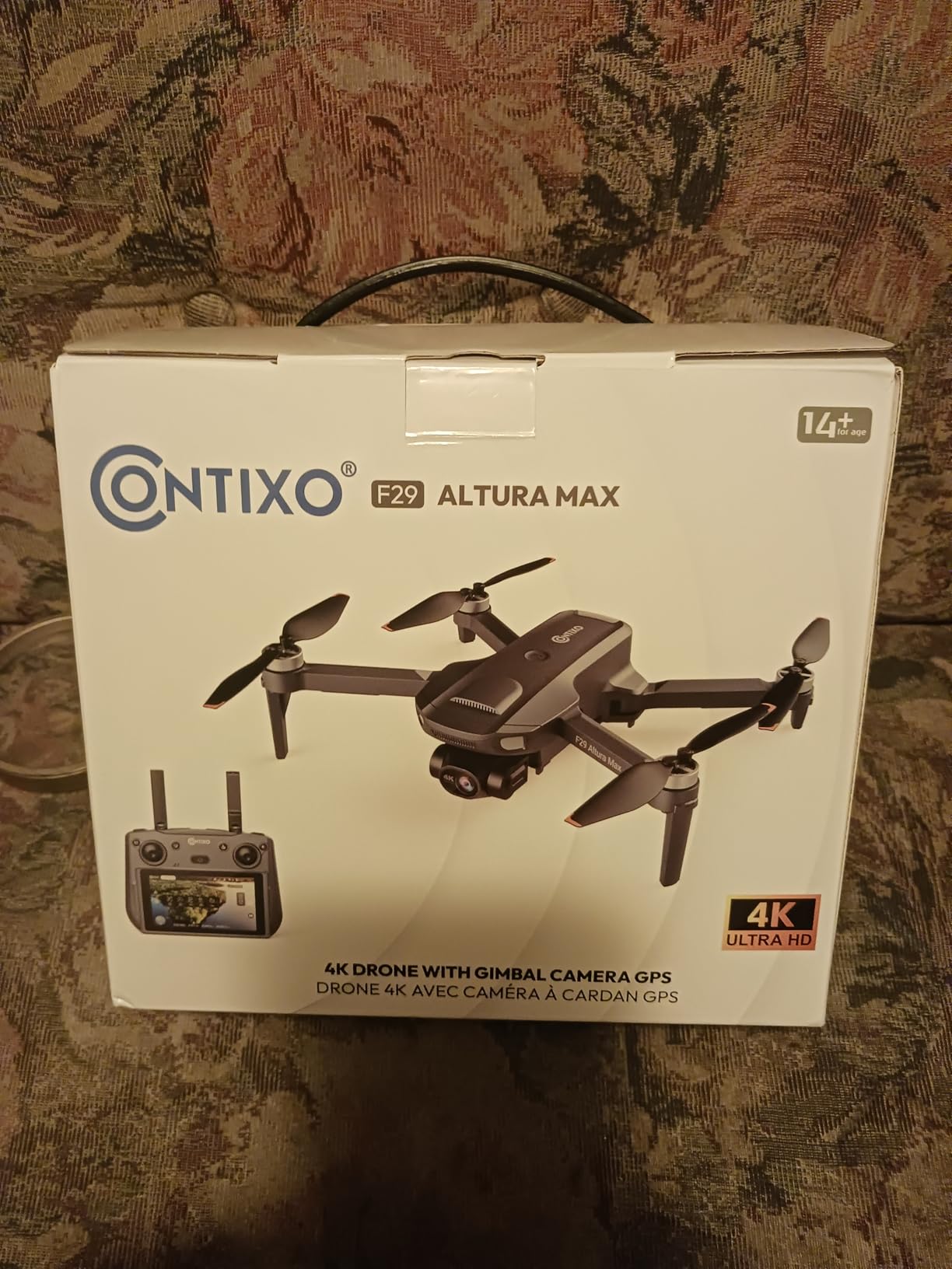 Contixo Foldable 4K Cinematic F29 Drone for Adults & Hobbyists, 3-Axis Gimbal, 5-inch Touchscreen Remote, GPS Return Home customer photo 2