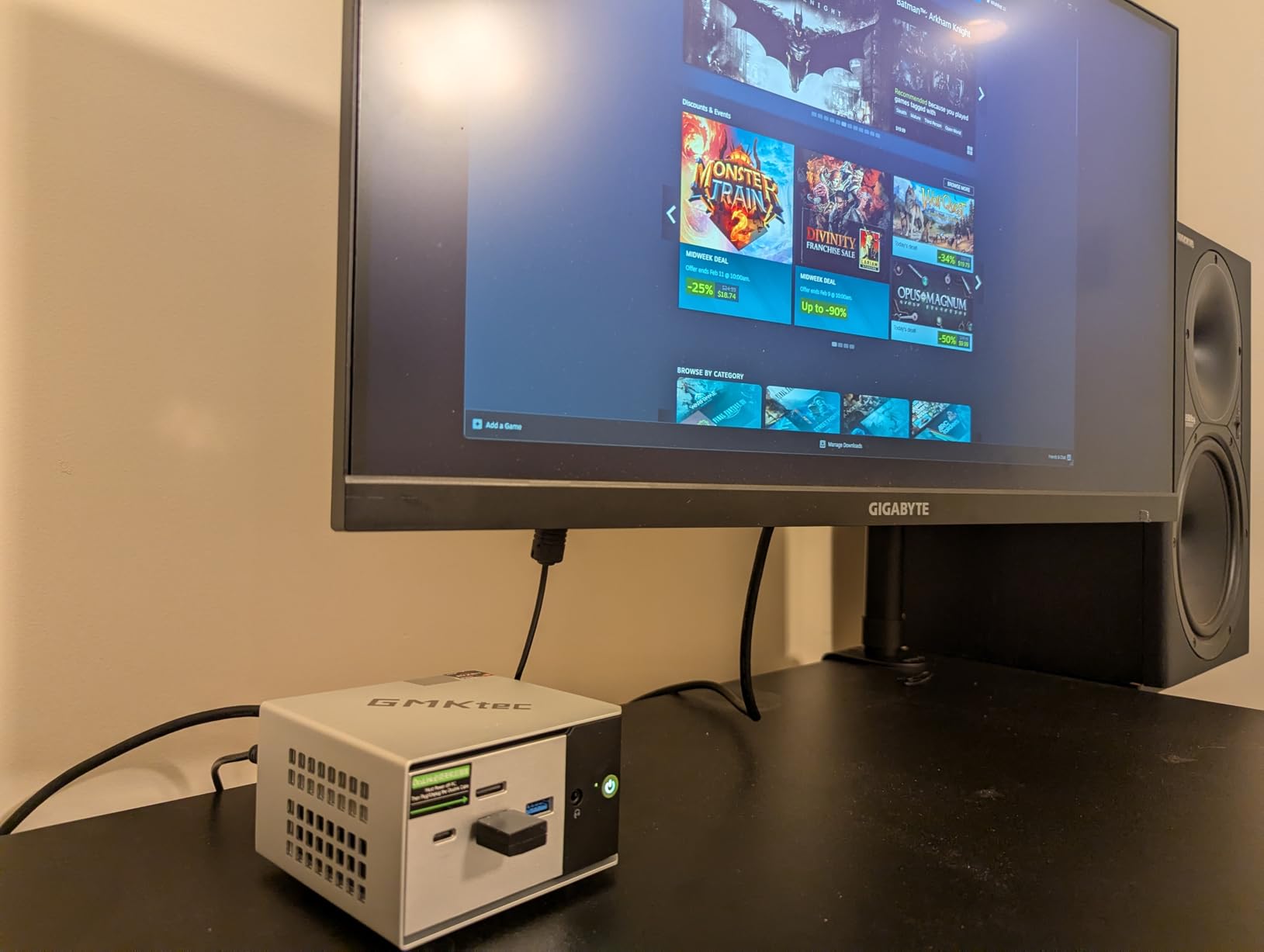 Mini PC AMD Ryzen 5 PRO 6650H (Turbo 4.50GHz) 16GB DDR5 1TB NVME SSD Dual NIC LAN 2.5GbE Oculink, USB4, HDMI, USB-C Desktop Computer M8 customer photo 1