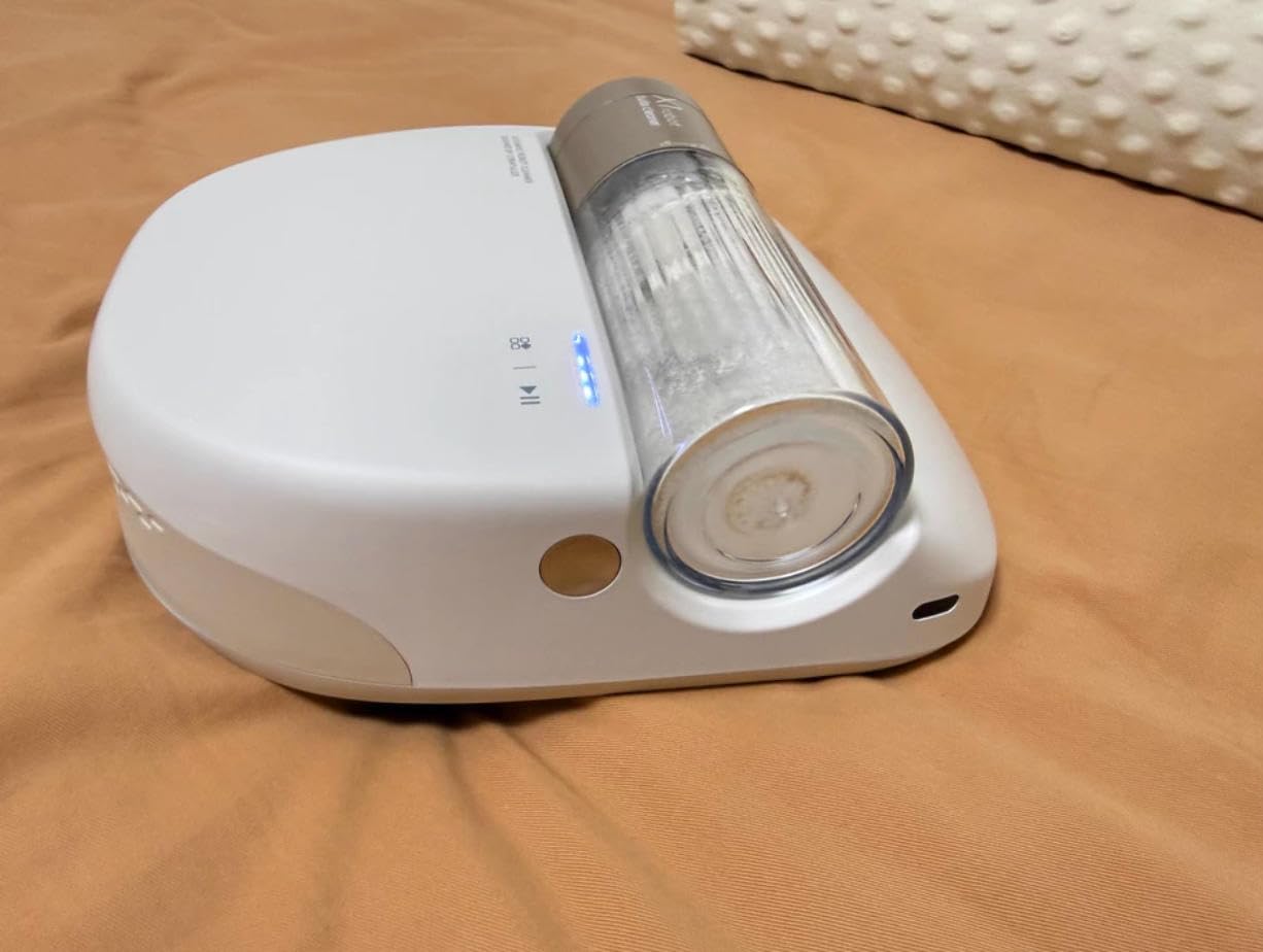 X1 Robot Bed Vacuum, Automatic Mattress Vacuum Cleaner with Intelligent Path Planning, UV-C Light, HEPA Filter, One-Click 100% Dust & Pet Hair Removal for Bed, Mattress, Sofa, Carpet customer photo 2