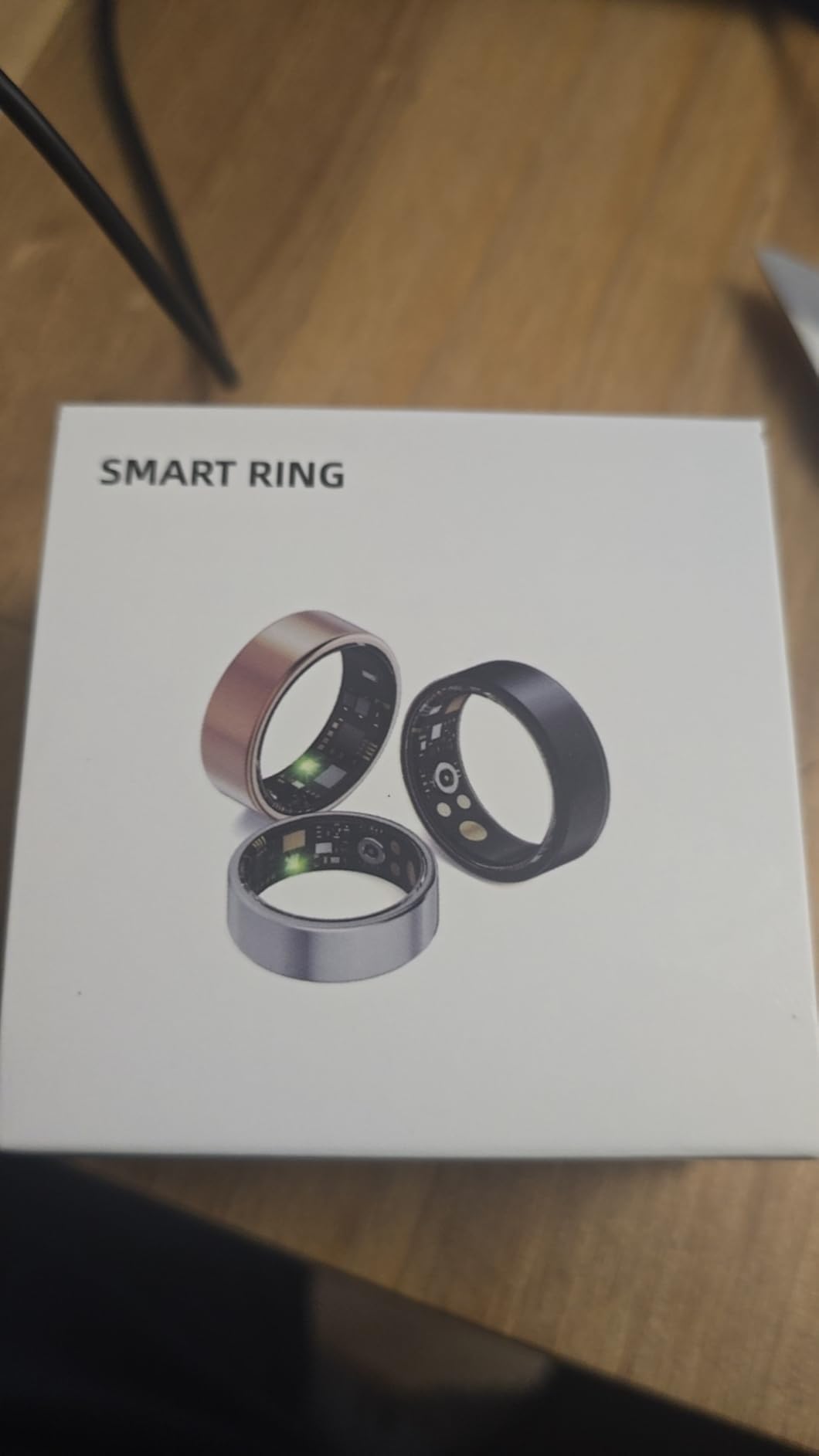 Smart Ring for Women Men,Fitness Tracker Ring with Heart Rate, Sleep Monitoring, Blood Oxygen, Step Counting for iOS and Android, No Subscription Fee, Waterproof(Black, 8) customer photo 1