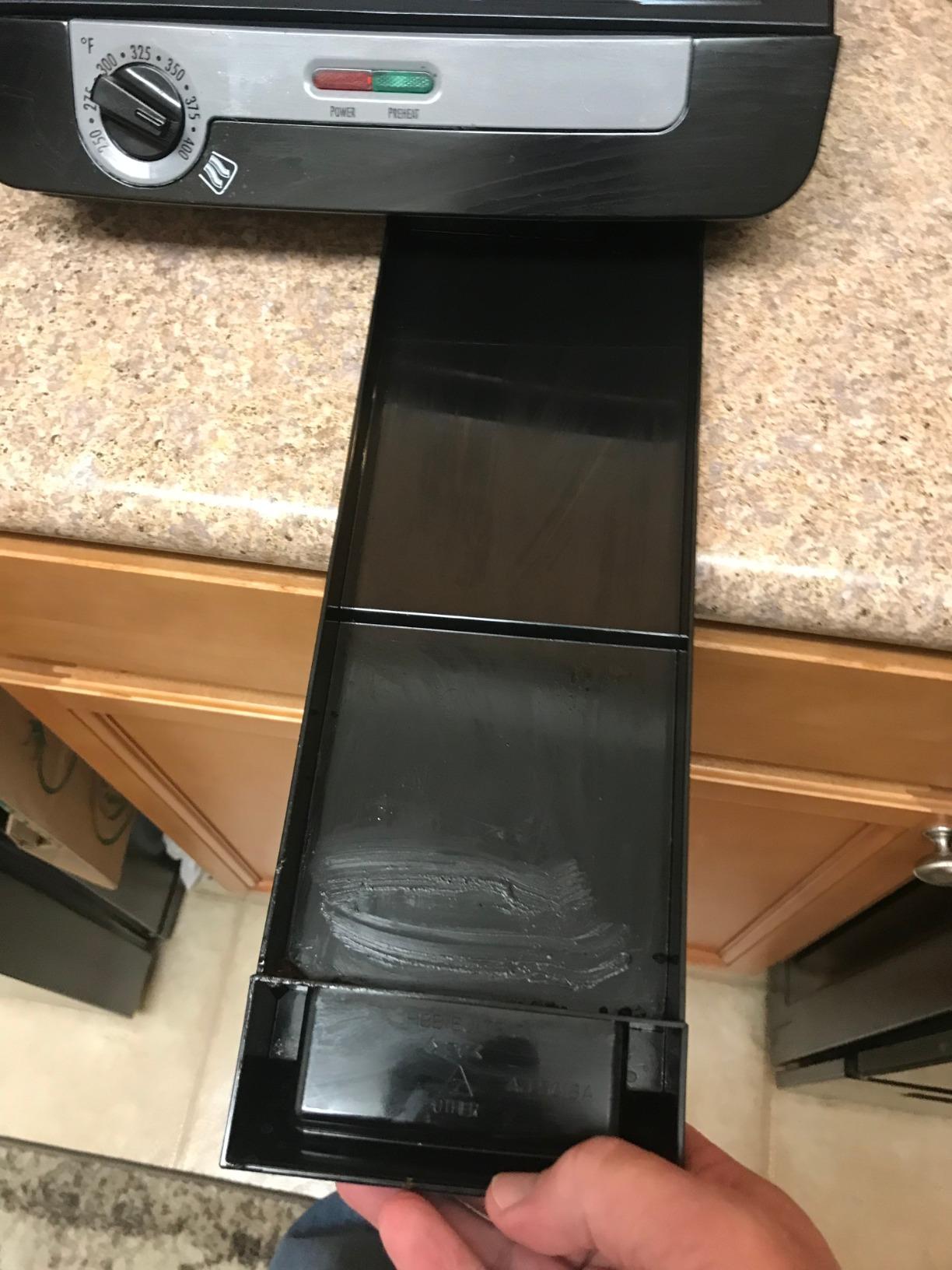 Hamilton Beach 4-in-1 Indoor Grill & Electric Griddle Combo with Bacon Cooker, Opens Flat to Double Cooking Surface, Removable Nonstick Plates, Black & Silver (25601) customer photo 2