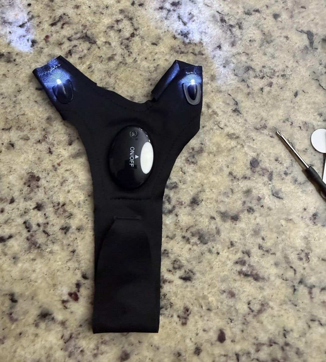 LED Flashlight Gloves, Fathers Day Dad Gifts, Cool Gadget Finger Lights Waterproof for Camping Fishing Repairing customer photo 2