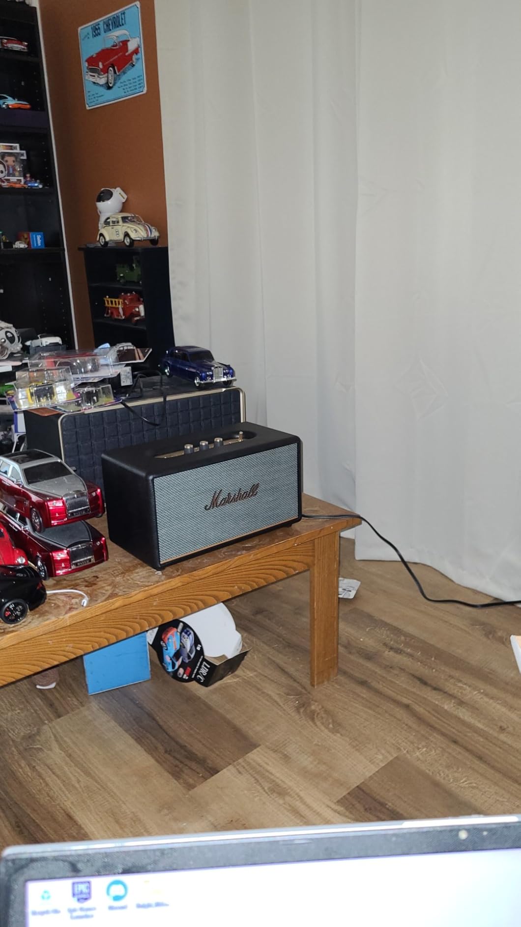 Marshall Stanmore III Bluetooth Home Speaker - Loud Stereo Sound with Bass and Treble Controls, Plug-in Powered, RCA and 3.5mm Aux Inputs, Black customer photo 1