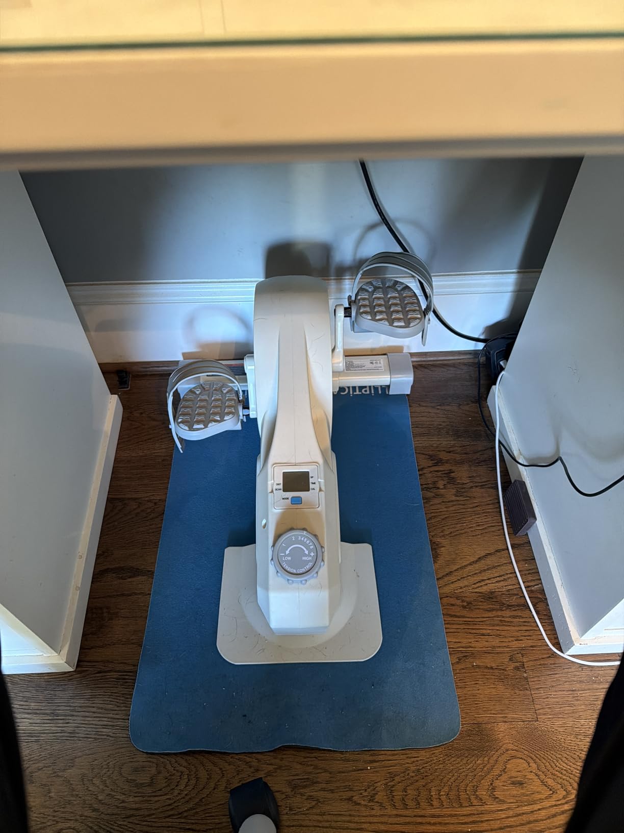 Under Desk Bike Pedal Exerciser, Quiet Magnetic Mini Exercise Bike with MERACH App for Arm, Leg Recovery, Physical Therapy customer photo 2