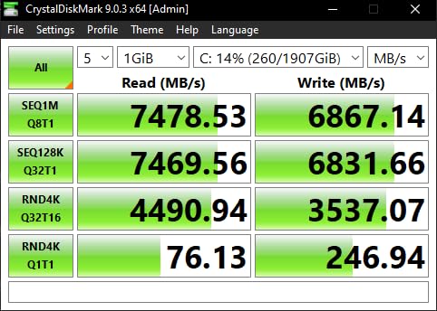 Predator M.2 SSD 4TB GM7000 with DRAM cache NVMe 1.4 customer photo 1