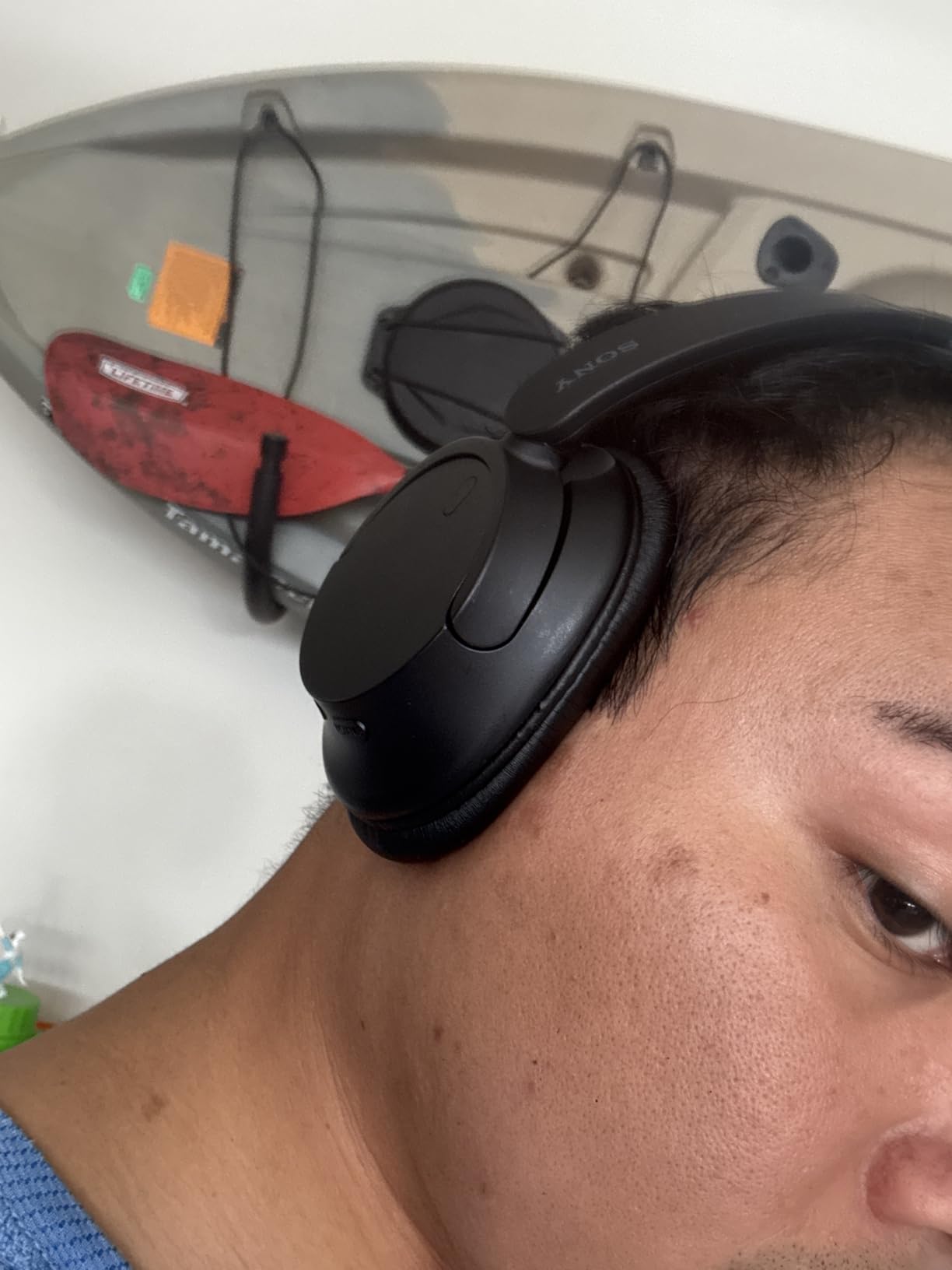 Sony WH-CH720N Noise Canceling Wireless Headphones Bluetooth Over The Ear Headset with Microphone and Alexa Built-in, Black customer photo 1