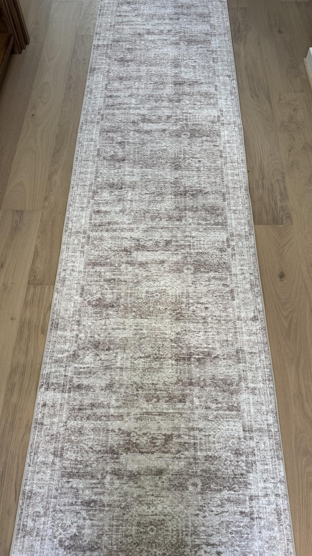 Soalmost Washable Area Rug 8x10, Large Soft Rugs for Living Room Vintage Beige Carpet 8x10 Area Rugs for Bedroom Dining Room Non-Slip Stain Resistant Under Table Rug customer photo 2