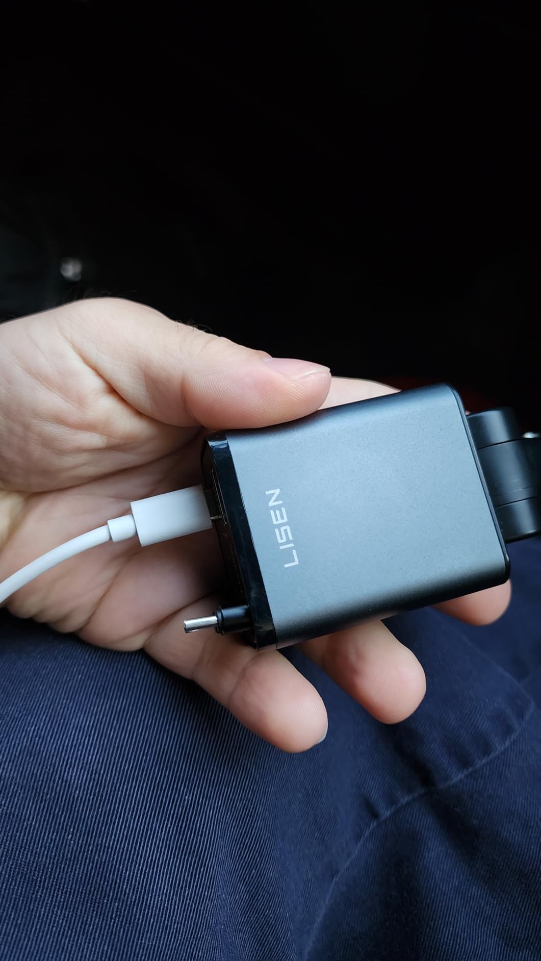 LISEN Retractable Car Charger, 84W Car Charger USB C Fast Charger Adapter for iPhone customer photo 1