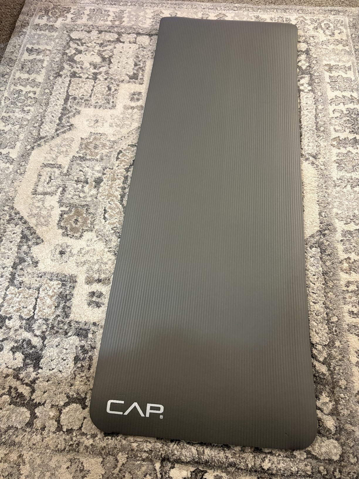 CAP Barbell 1/2-Inch High Density Exercise Yoga Mat with Strap customer photo 1