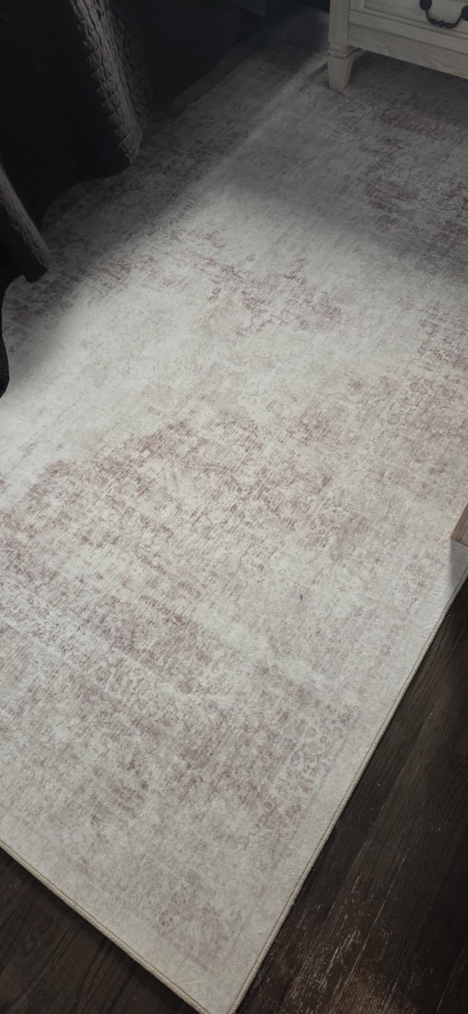 Area Rugs 8x10 Vintage Rug: Large Washable Living Room Rug Retro Medallion Distressed Rugs Soft Low Pile Non-Slip Indoor Floor Carpet for Bedroom Kitchen Nursery Dining Table Office (Beige, 8'x10') customer photo 2