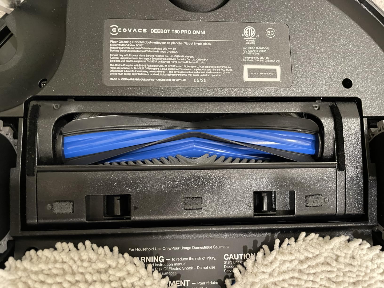 DEEBOT T50 Omni Robot Vacuum & Mop, 15,000Pa Suction, 3.19