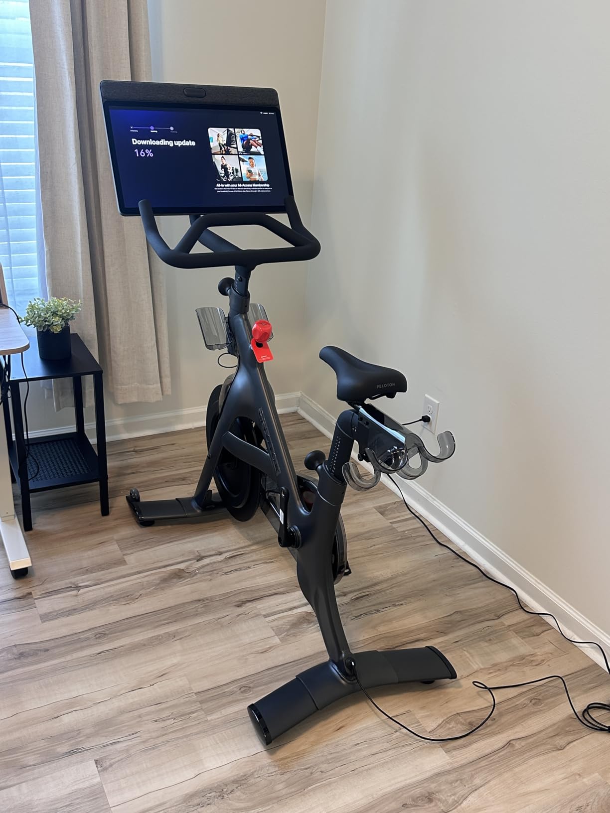 Exercise Cross Training Bikes, Indoor Stationary Spin Bikes for Home Workouts, Space-Friendly Exercise Equipment for Cardio and Strength Workout customer photo 1