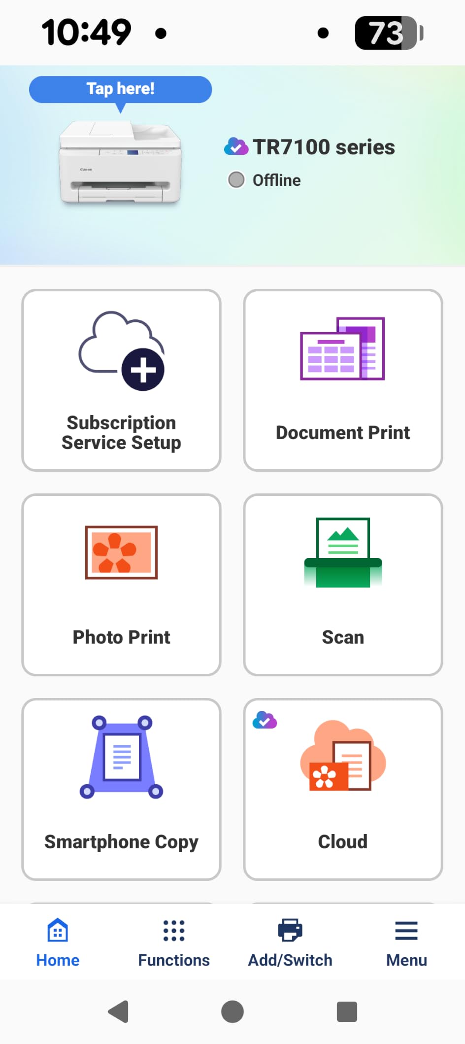 Canon PIXMA TR7120 Wireless Color Inkjet Printer for Duplex Printing, White - Home Printer with Copier/Scanner, Auto Document Feeder customer photo 1