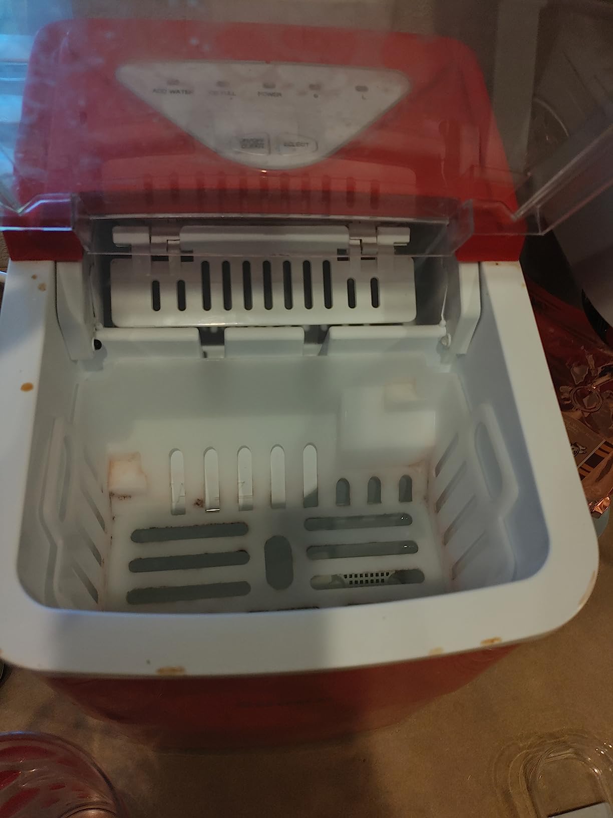 Silonn Clear Ice Cube Maker Countertop, Makes 3 Large 1.6