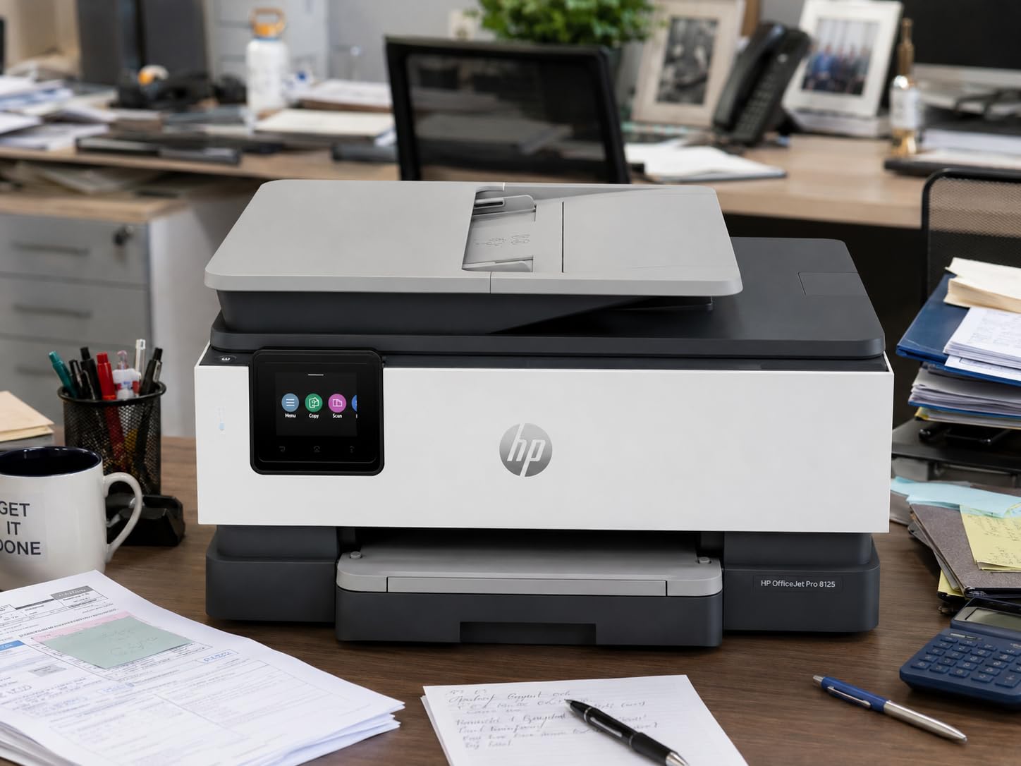 HP OfficeJet Pro 8125 Wireless All-in-One Color Inkjet Printer, Print, Scan, Copy, ADF, Duplex Printing Best-for-Home Office, AI-Capable (C2VJ4A) customer photo 1