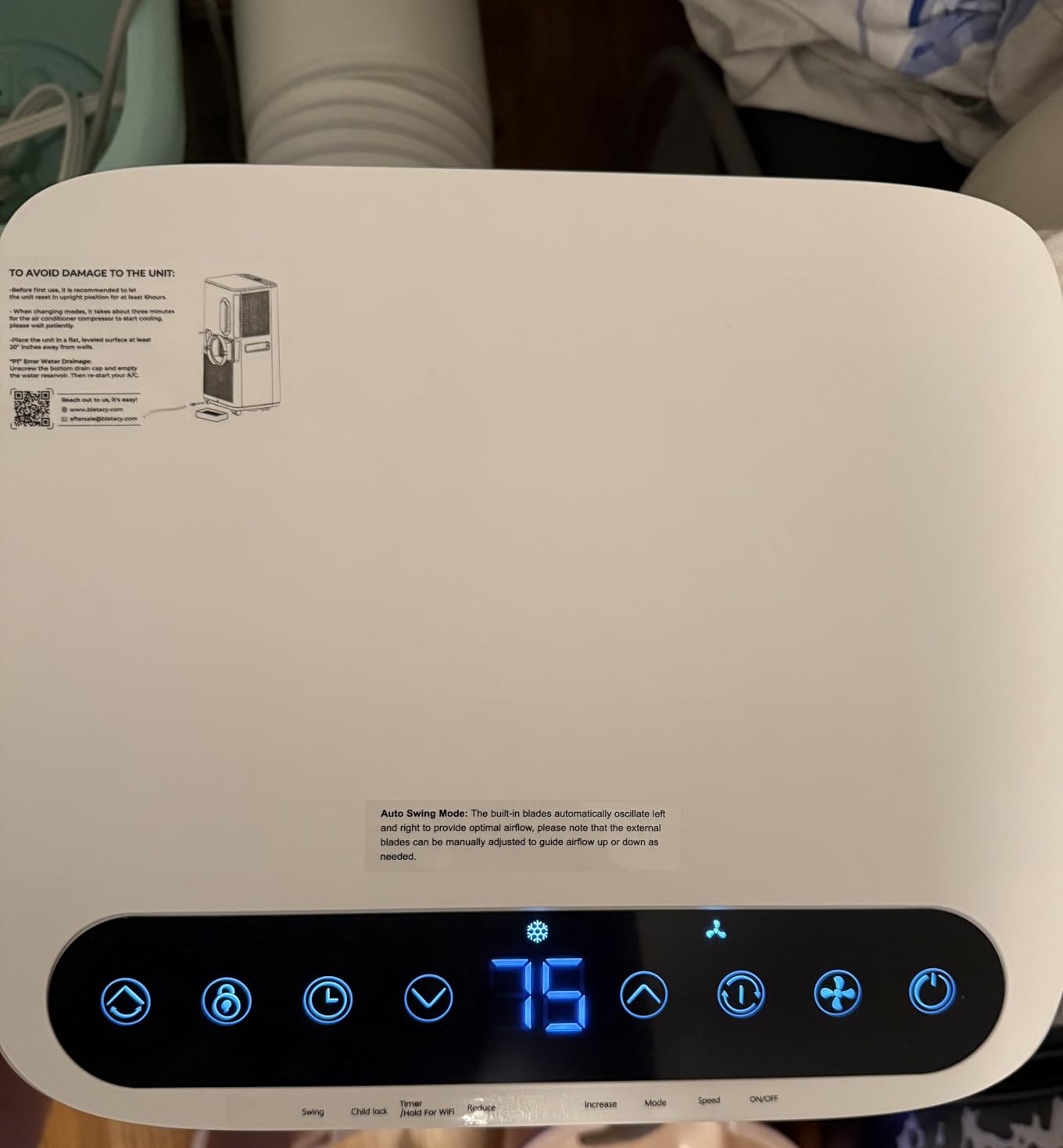 16000 BTU Portable Air Conditioner for Large Room up to 730 sq.ft 5-in-1 Smart AC Unit with WiFi APP/Remote Control, Fast Cooling, Dehumidifier, Quiet Sleep Mode, Window Kit Included customer photo 2