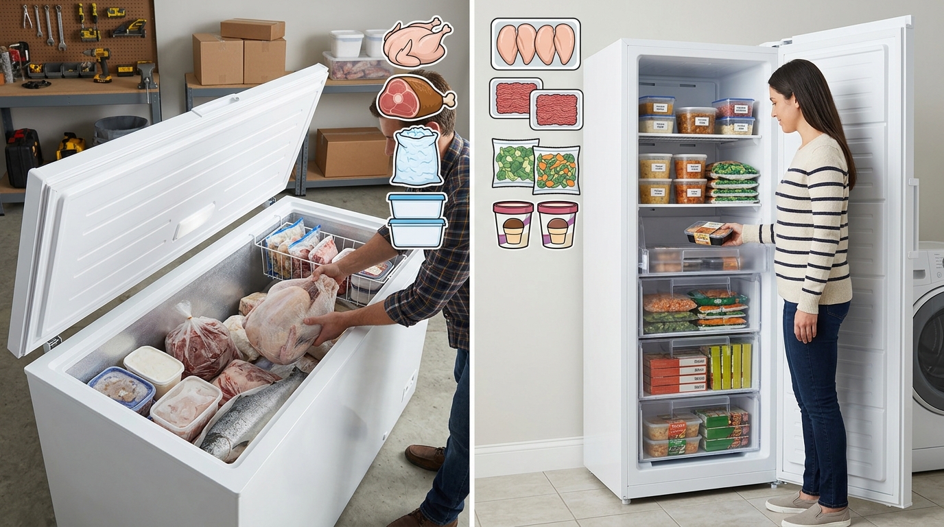 Chest Freezer vs Deep Freezer (August 2026) Complete Guide