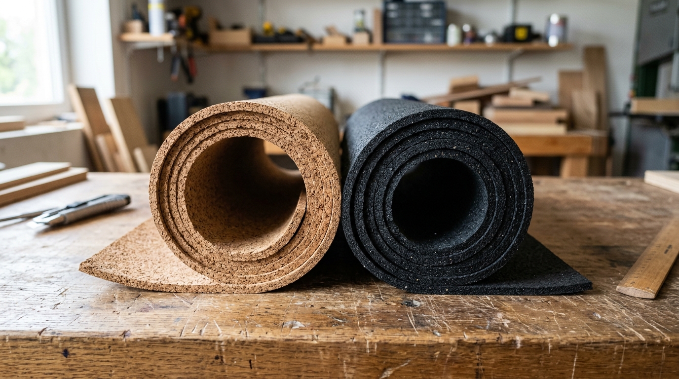 Cork vs Rubber Underlayment 2026: Complete Guide
