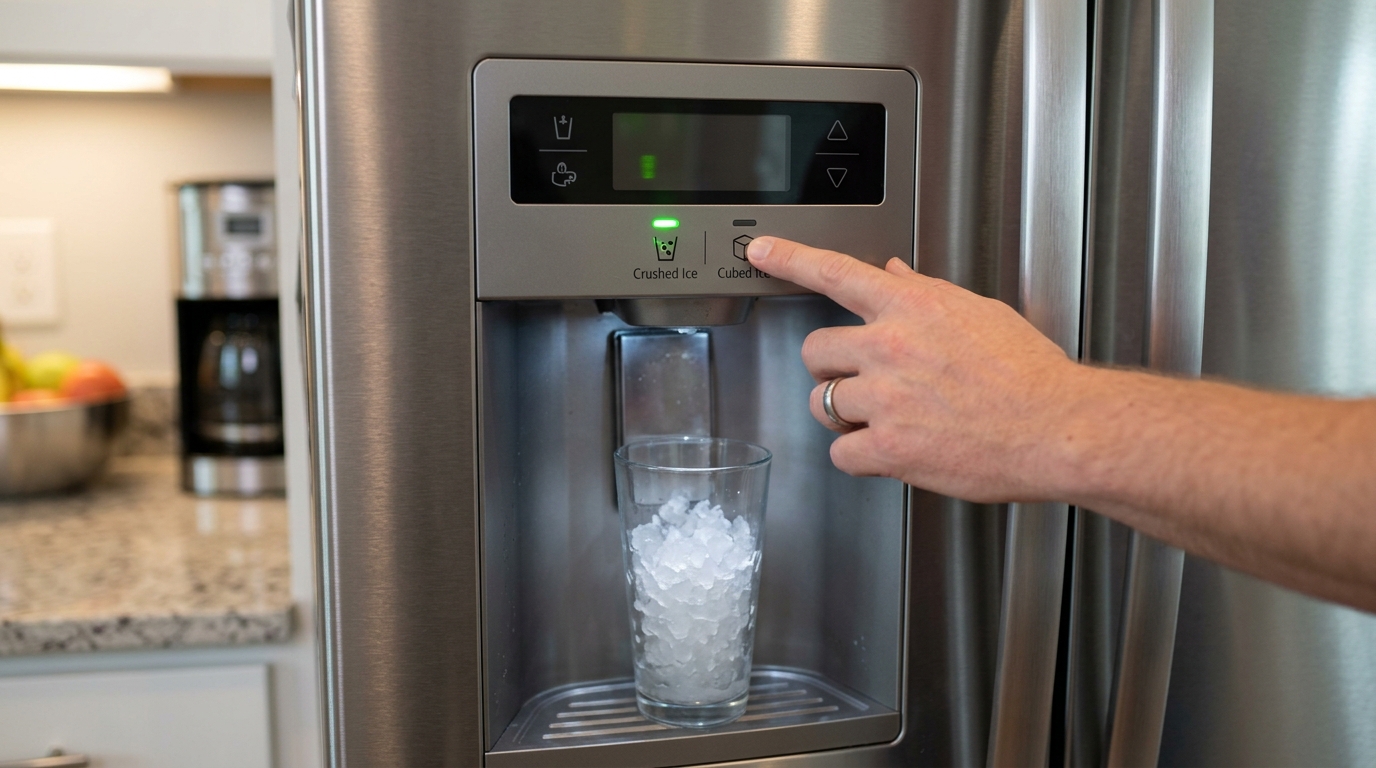 Fridge Stuck on Crushed Ice: Quick Fix Guide 2026