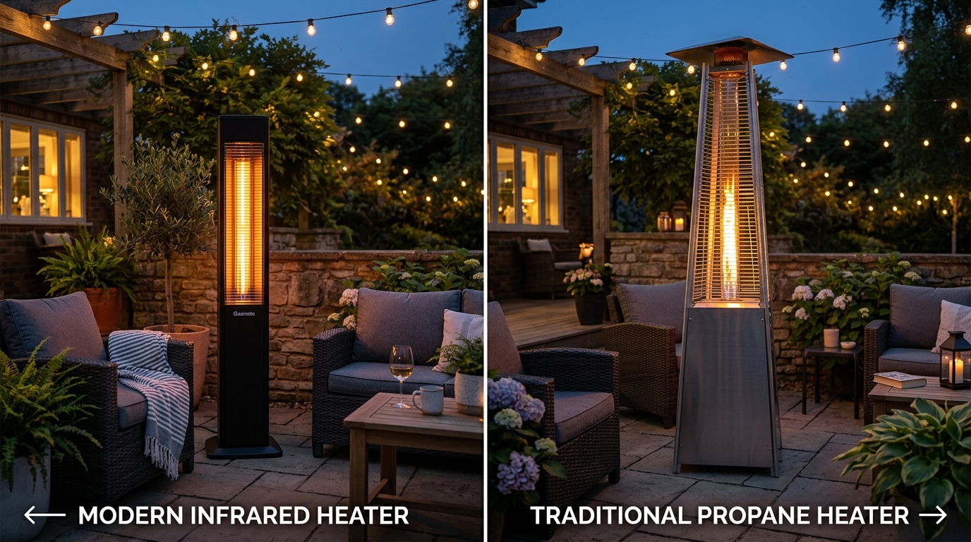 Infrared vs Propane Patio Heaters: Complete Guide 2026